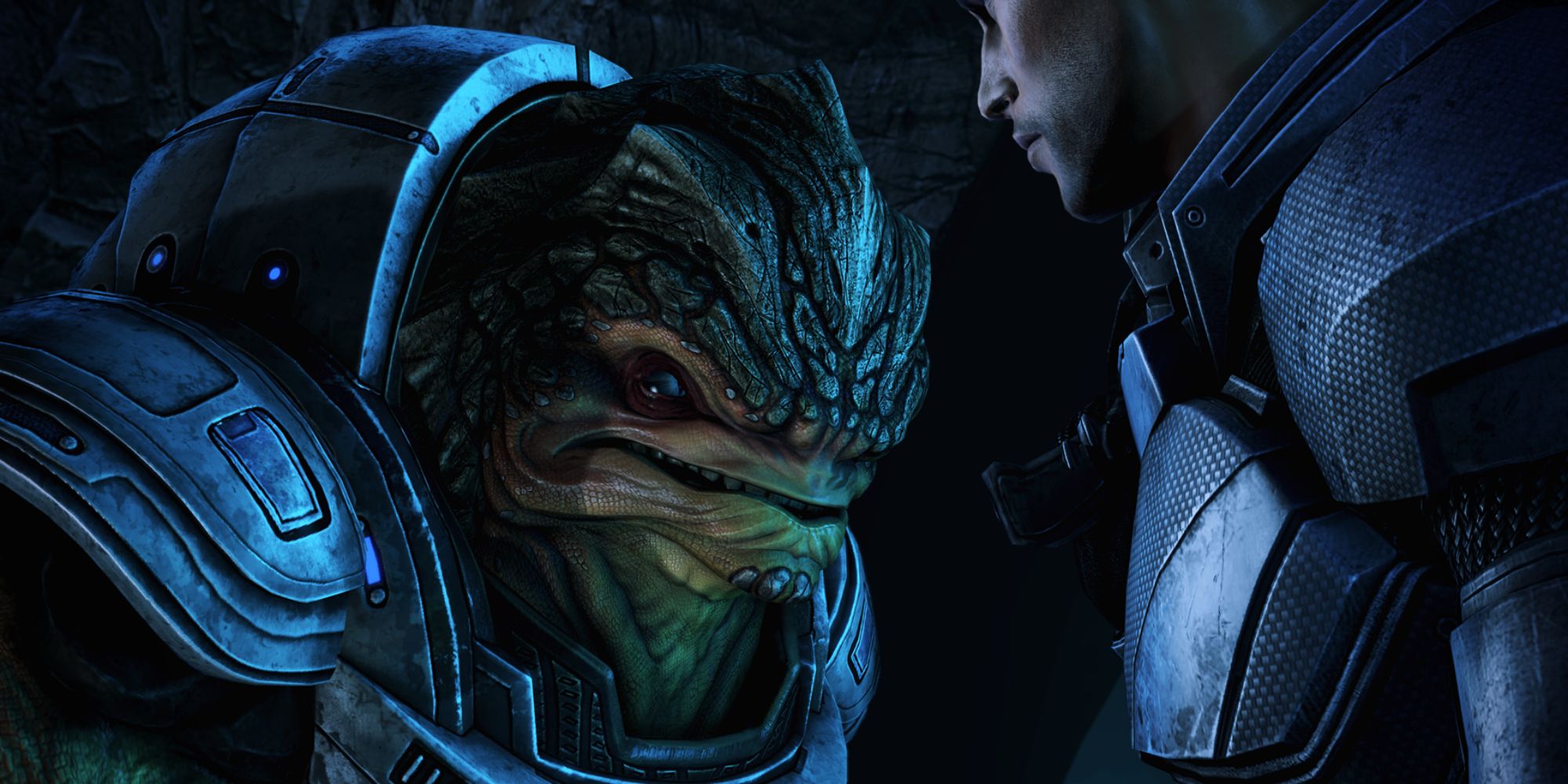 Mass Effect 3 Screenshot Of Grunt And Shepard