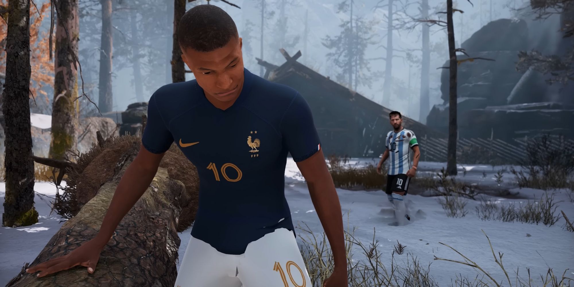 Messi vs Mbappe God of War