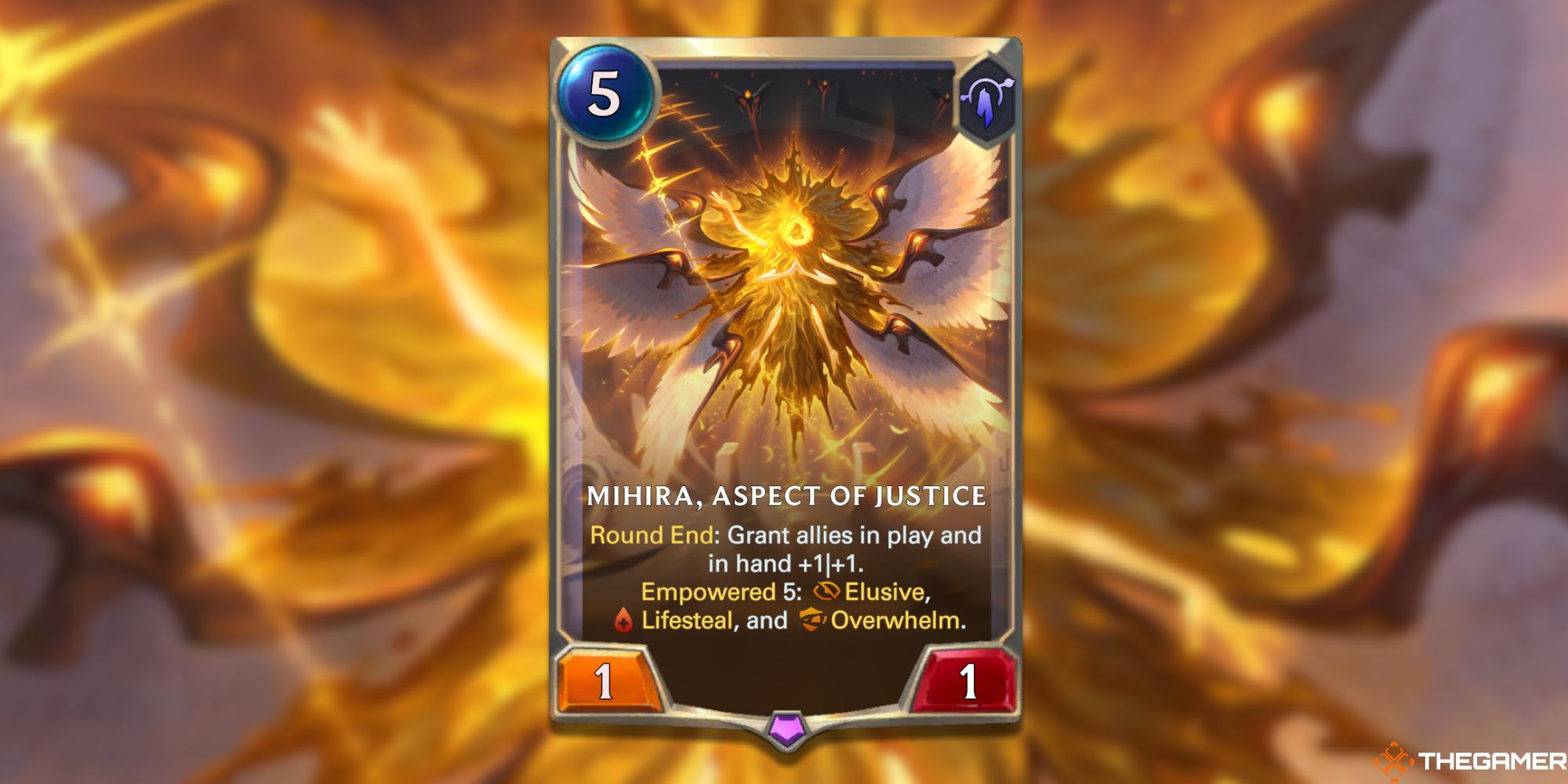 Mihira, Aspect of Justice Card Legends Of Runeterra