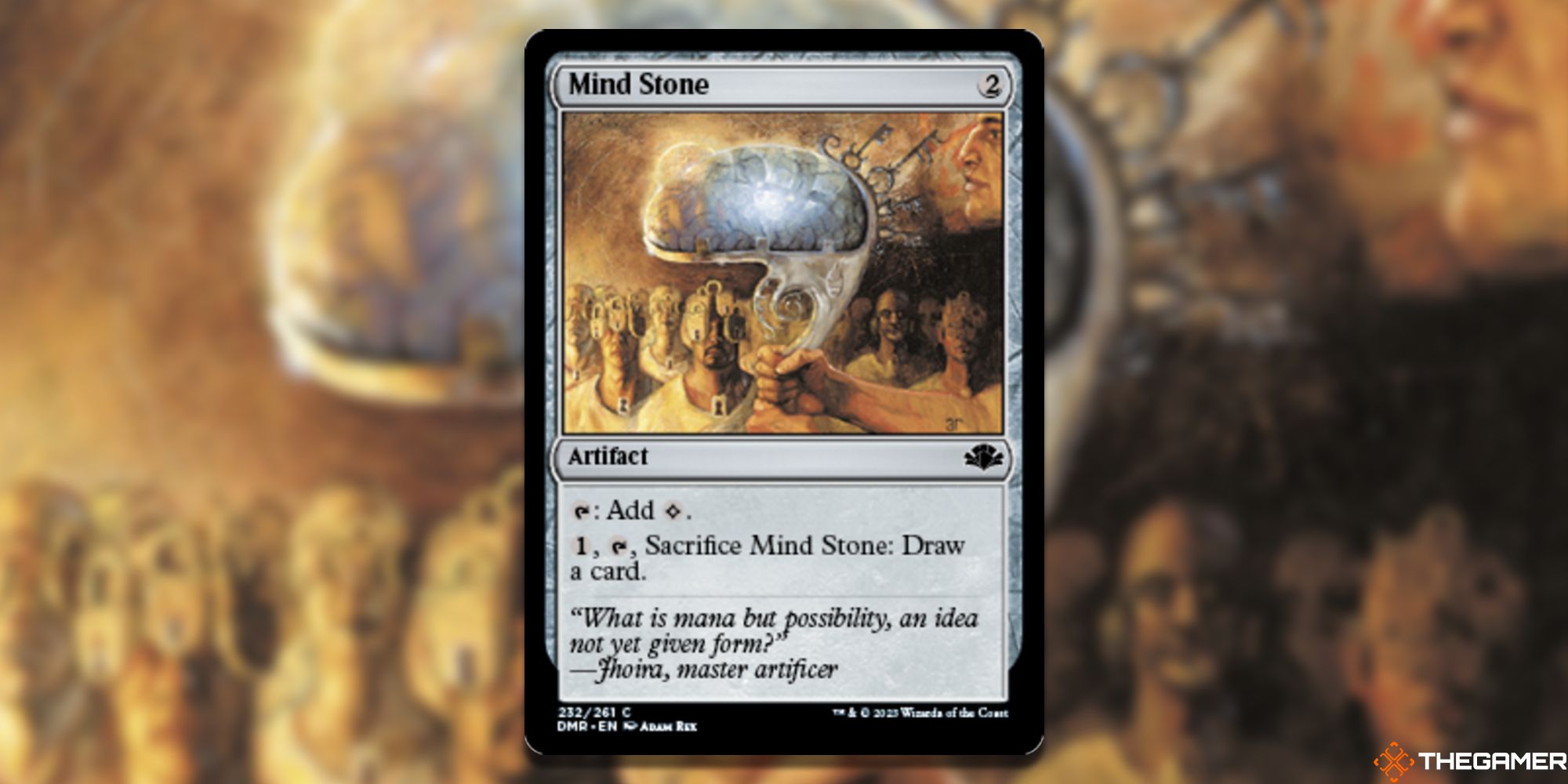 The card Mind Stone from Magic: The Gathering.