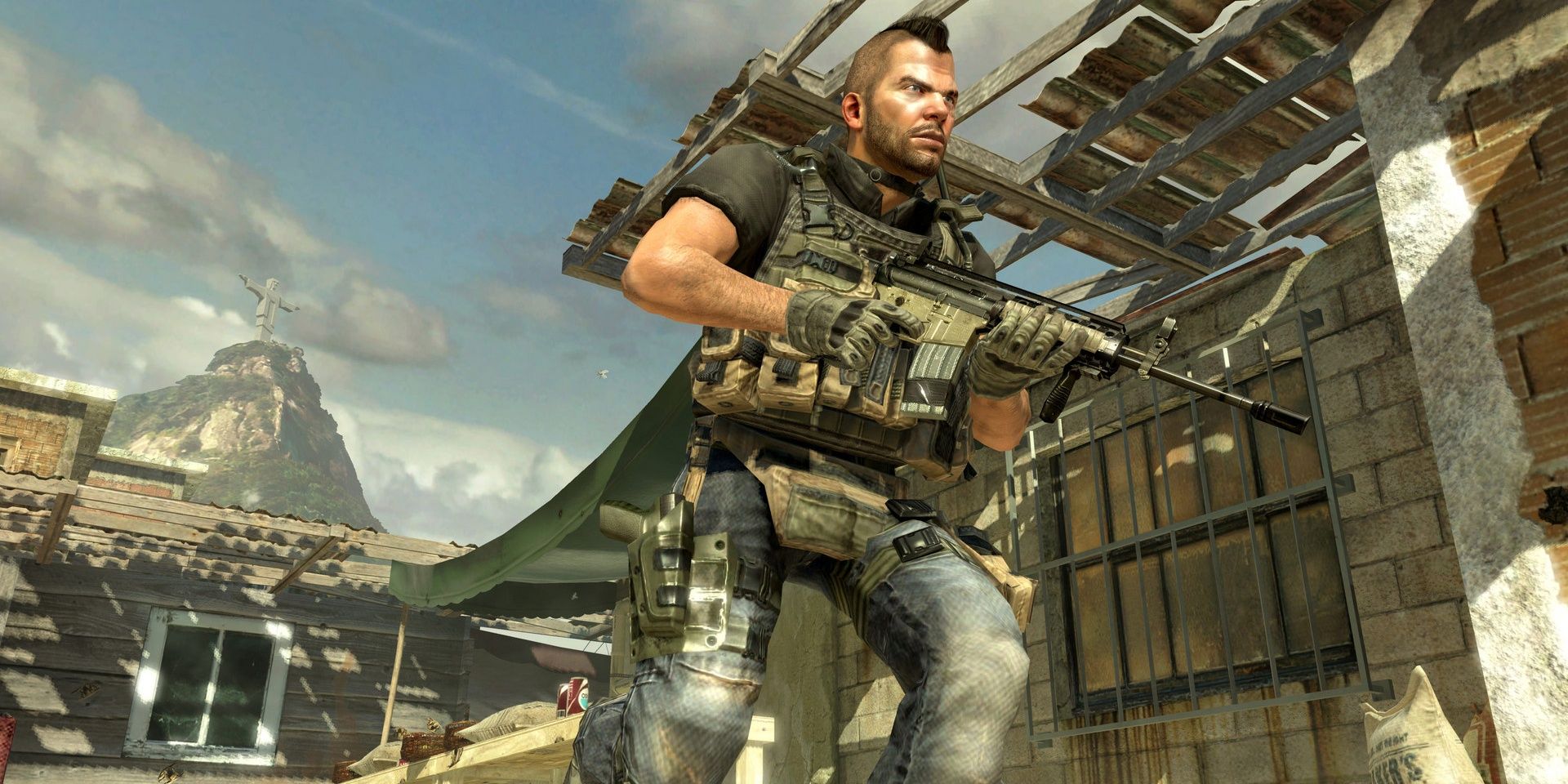 Call Of Duty Modern Warfare 2 Soap MacTavish holding gun