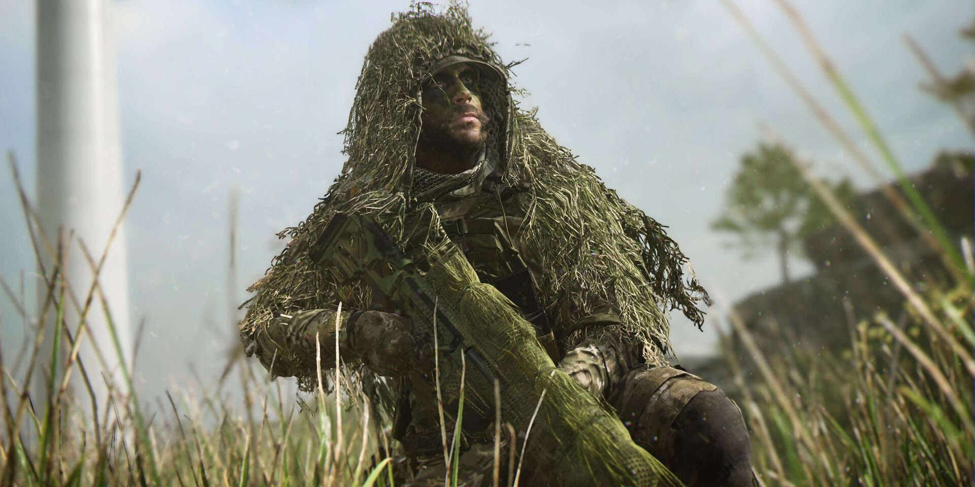 Captain Price in Ghillie Suit With Sniper Rifle Modern Warfare II