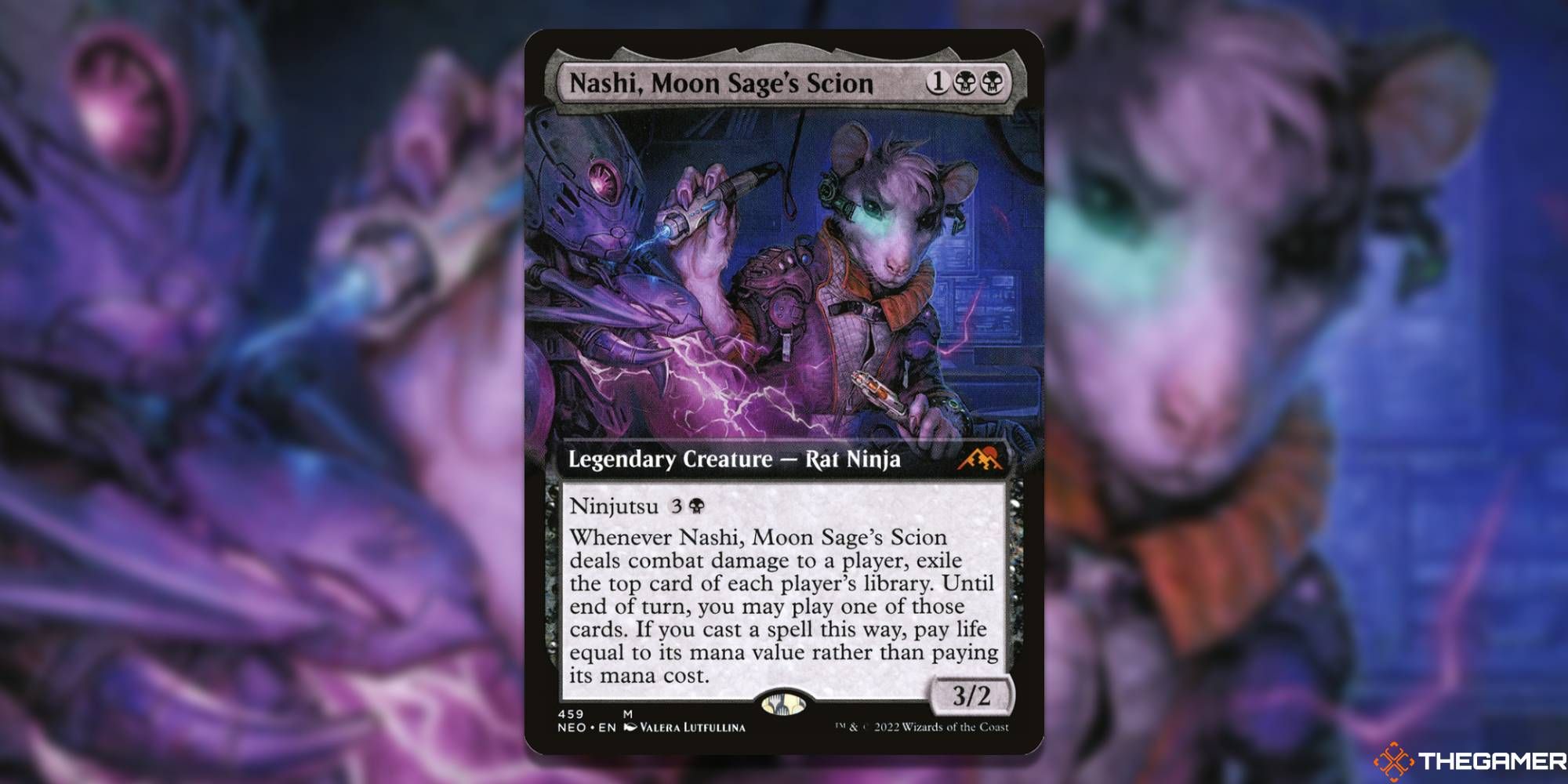 Nashi, Moon Sage's Scion by Valera Lutfullina - MTG Rat Commanders