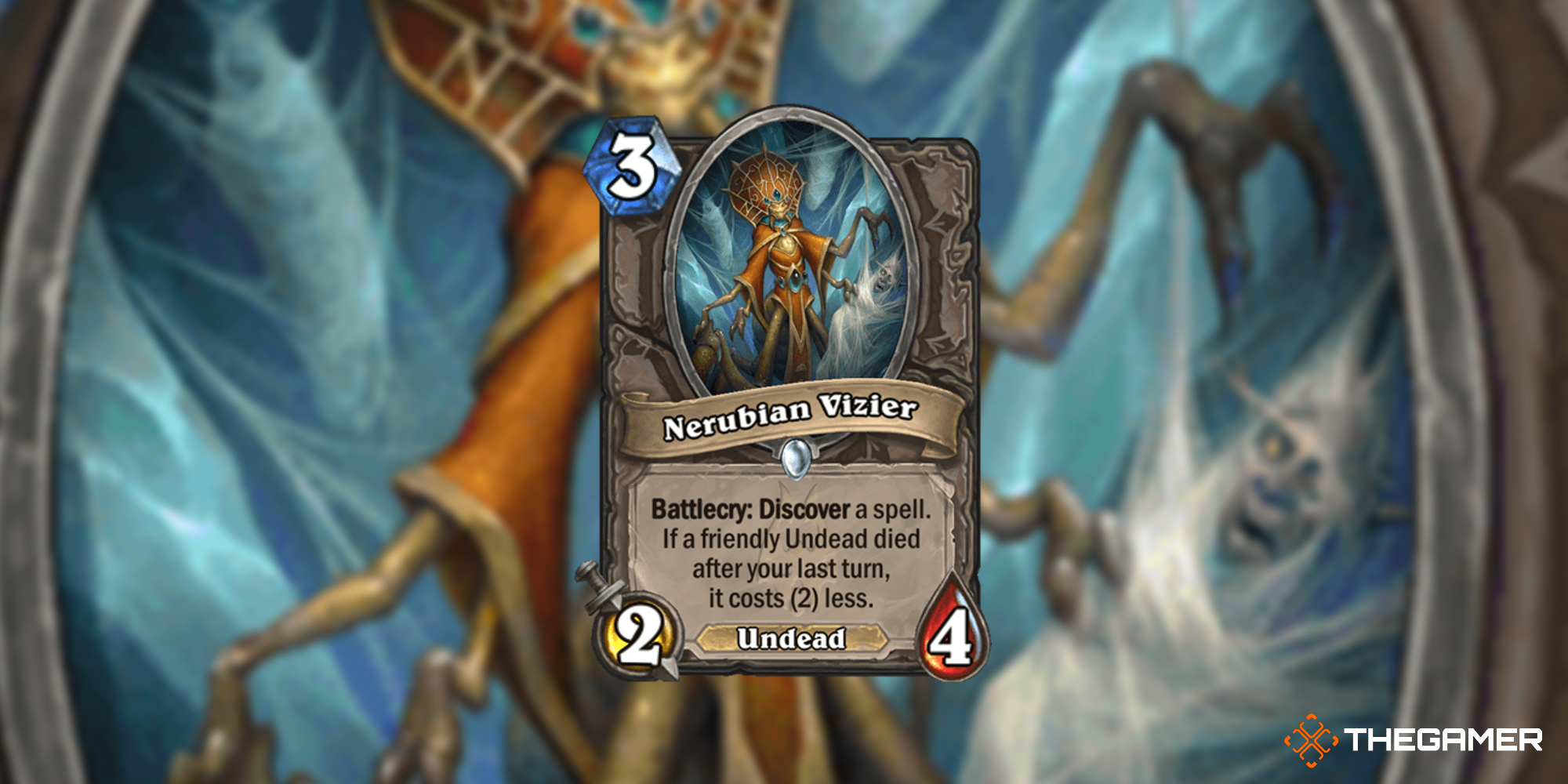 Nerubian Vizier Hearthstone Battlegrounds Card