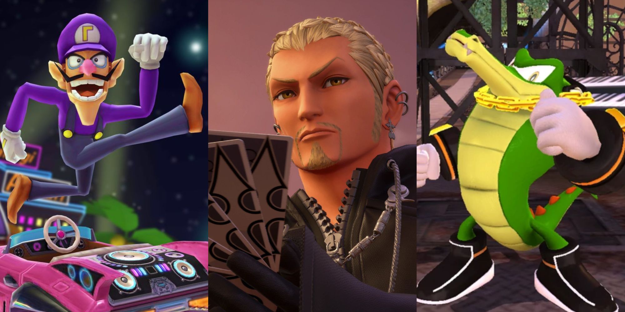 New Year's Eve Party Featured Waluigi Luxord and Vector