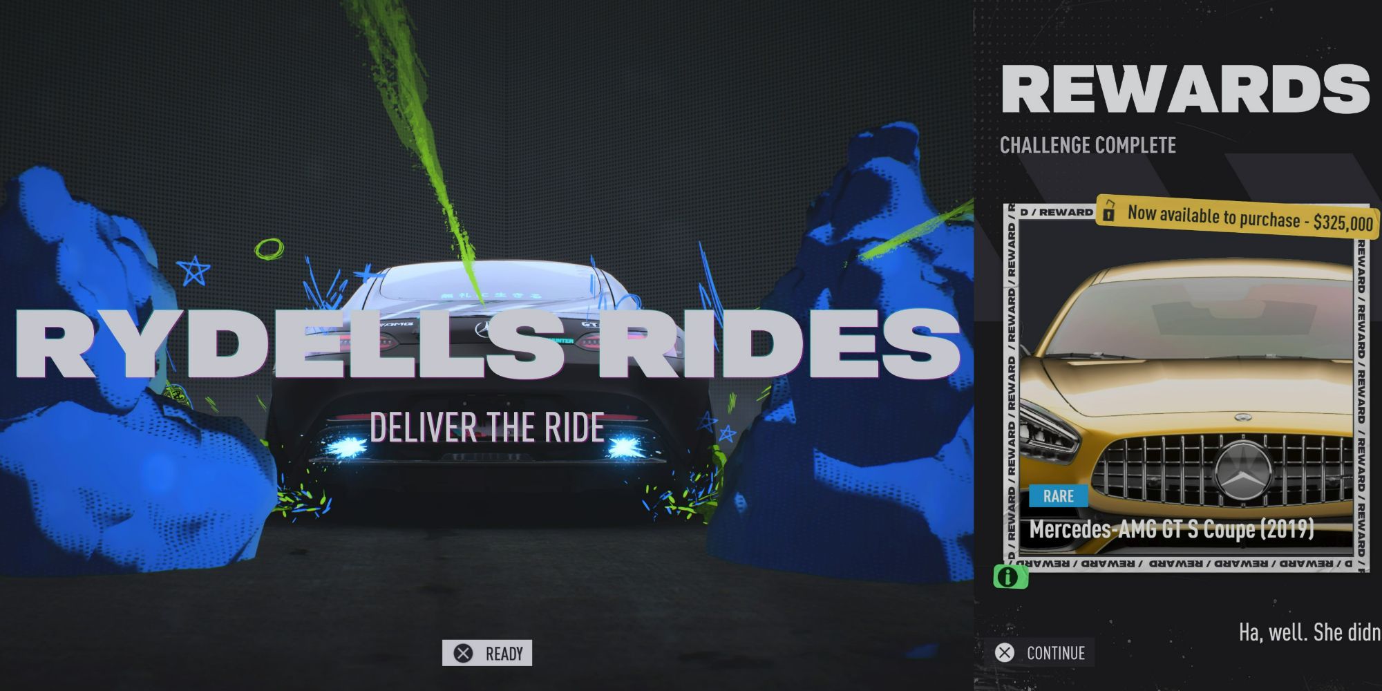 NFS Unbound Rydells Rides