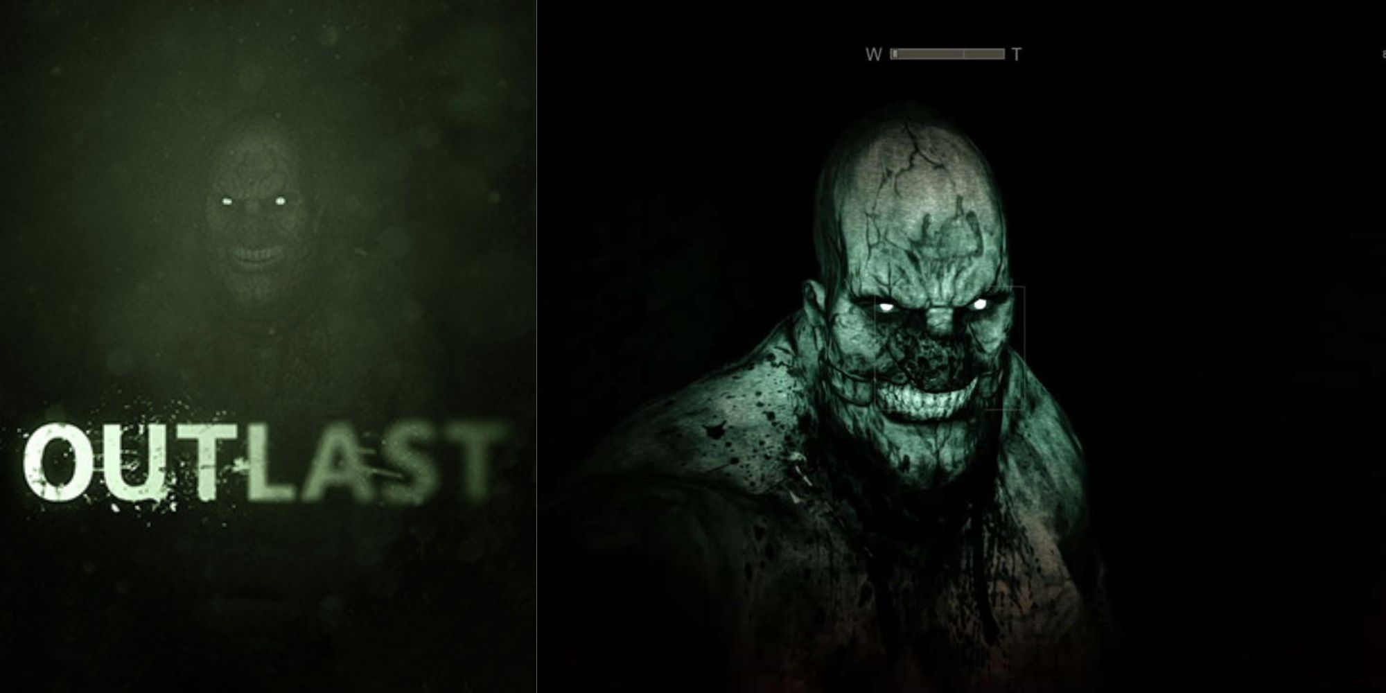 Outlast cover art with image of monster