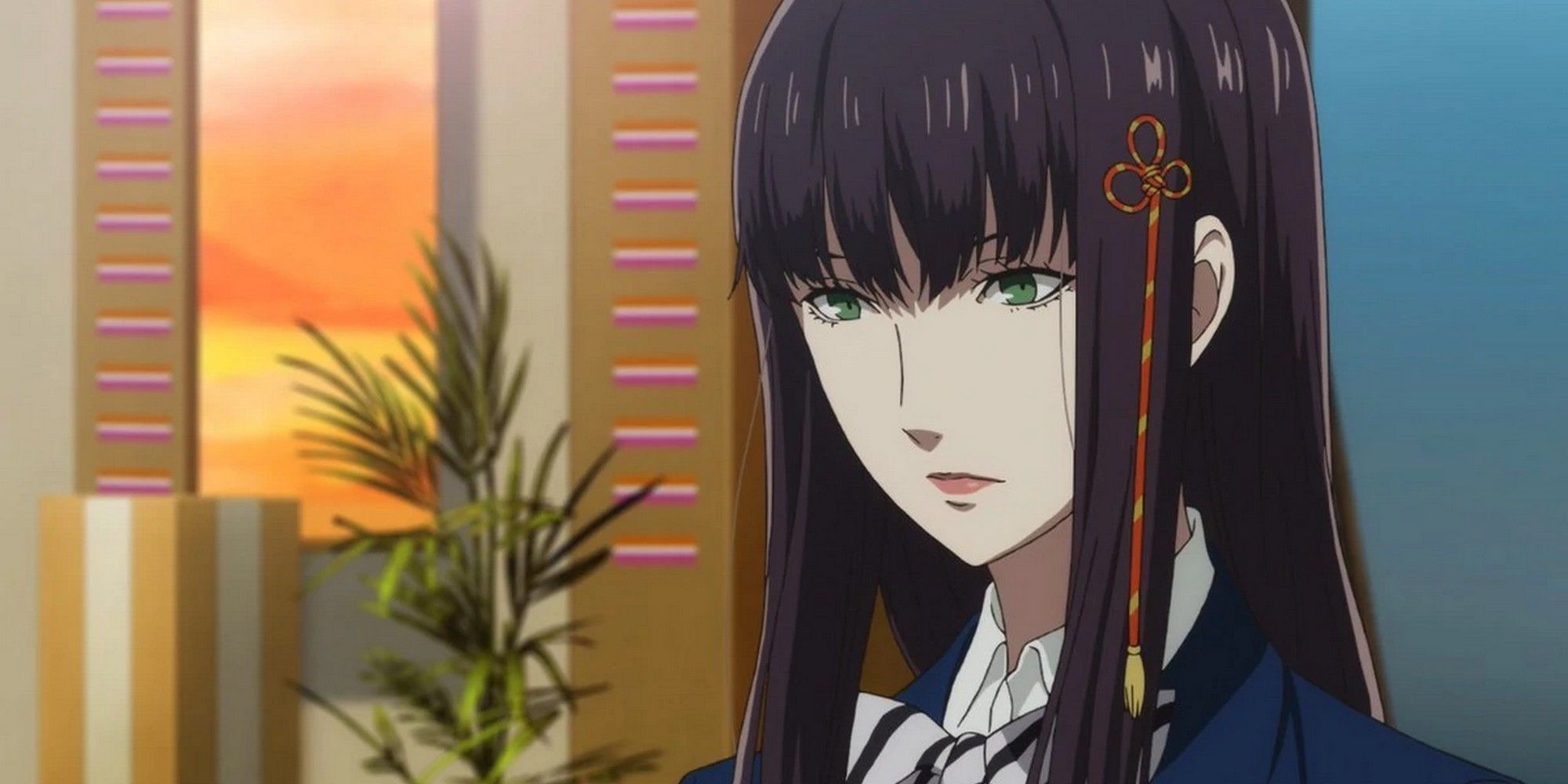 persona 5 royal hifumi clear shot plant in background
