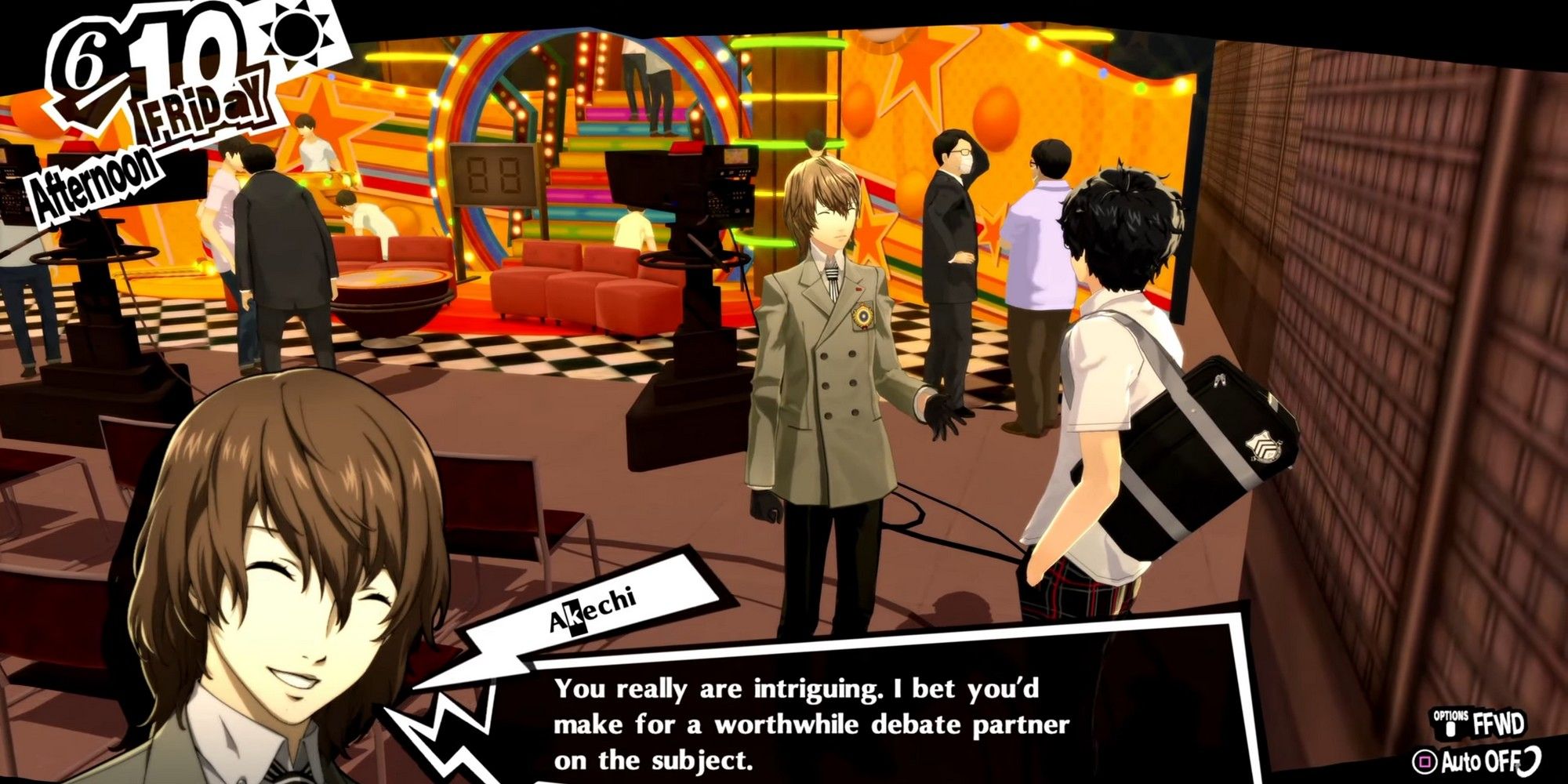 persona 5 royal joker and akechi meeting for the first time