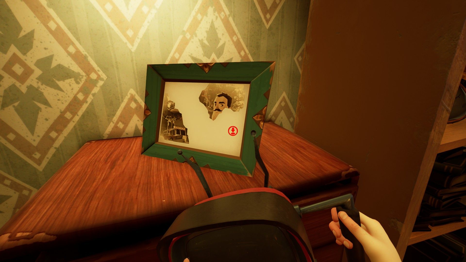 Pieces of the photograph you need to repair in Hello Neighbor 2