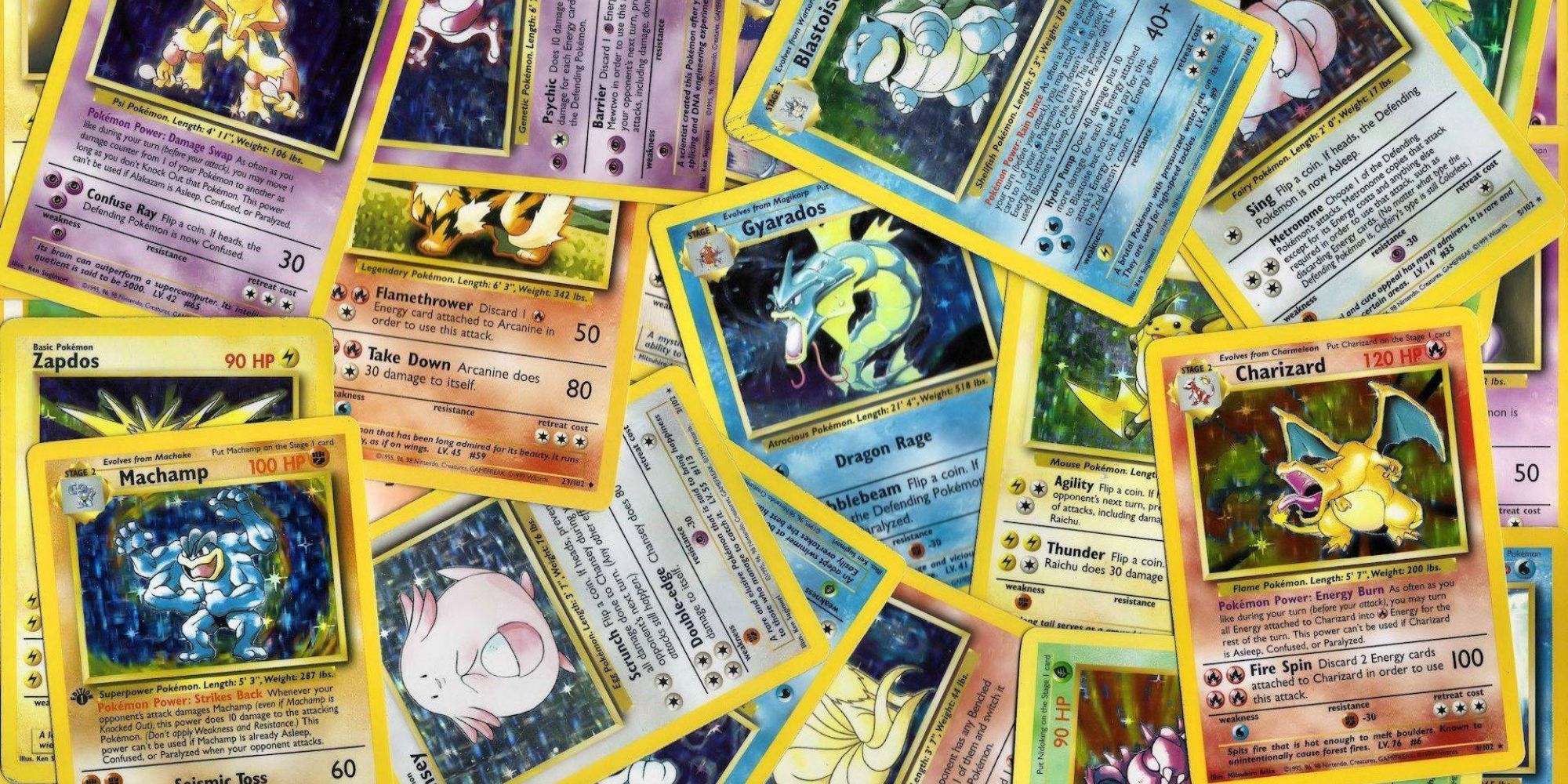A bunch of Pokemon Cards