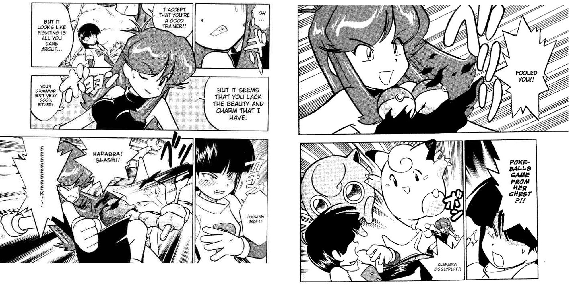 Differences Between Pokemon's Red, Green, & Blue Manga And The Games, red pokemon  manga