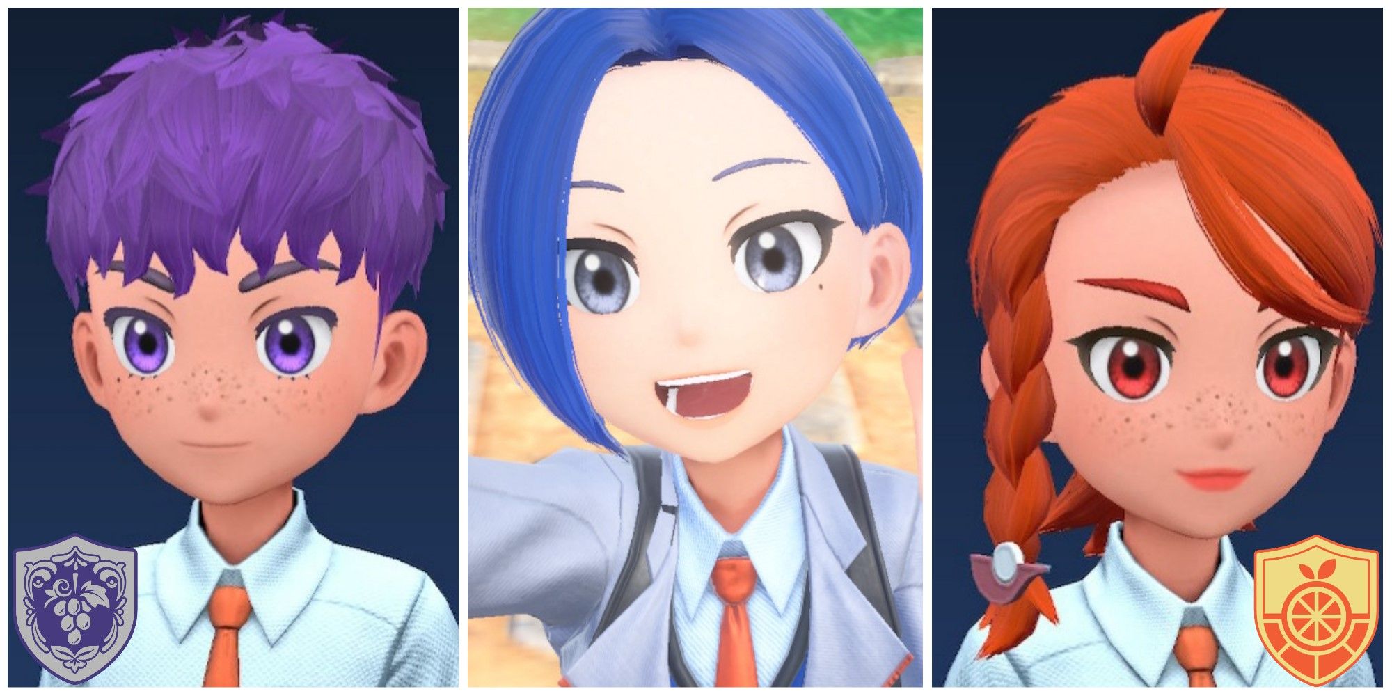 My trainer from Pokémon Sword and Pokémon Violet. Hopefully the DLC will  give us better hairstyles and uniforms. Or more custom clothes options. :  r/PokemonScarletViolet