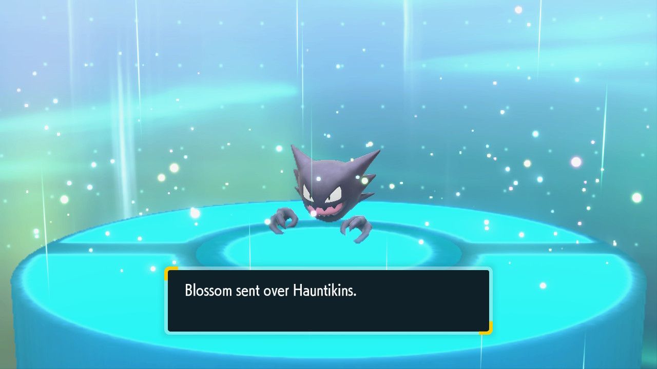 Haunter Pinurchin Trade In-Game