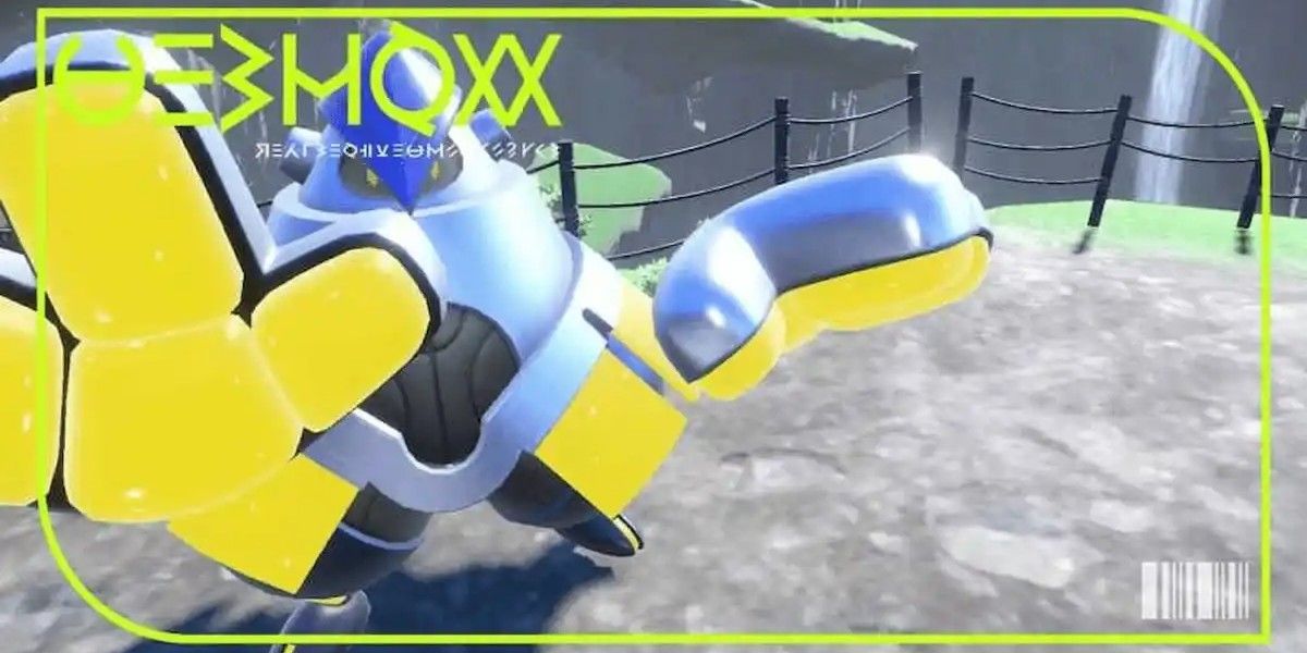 Pokemon Violet Screenshot of Iron Hands' Pokedex entry