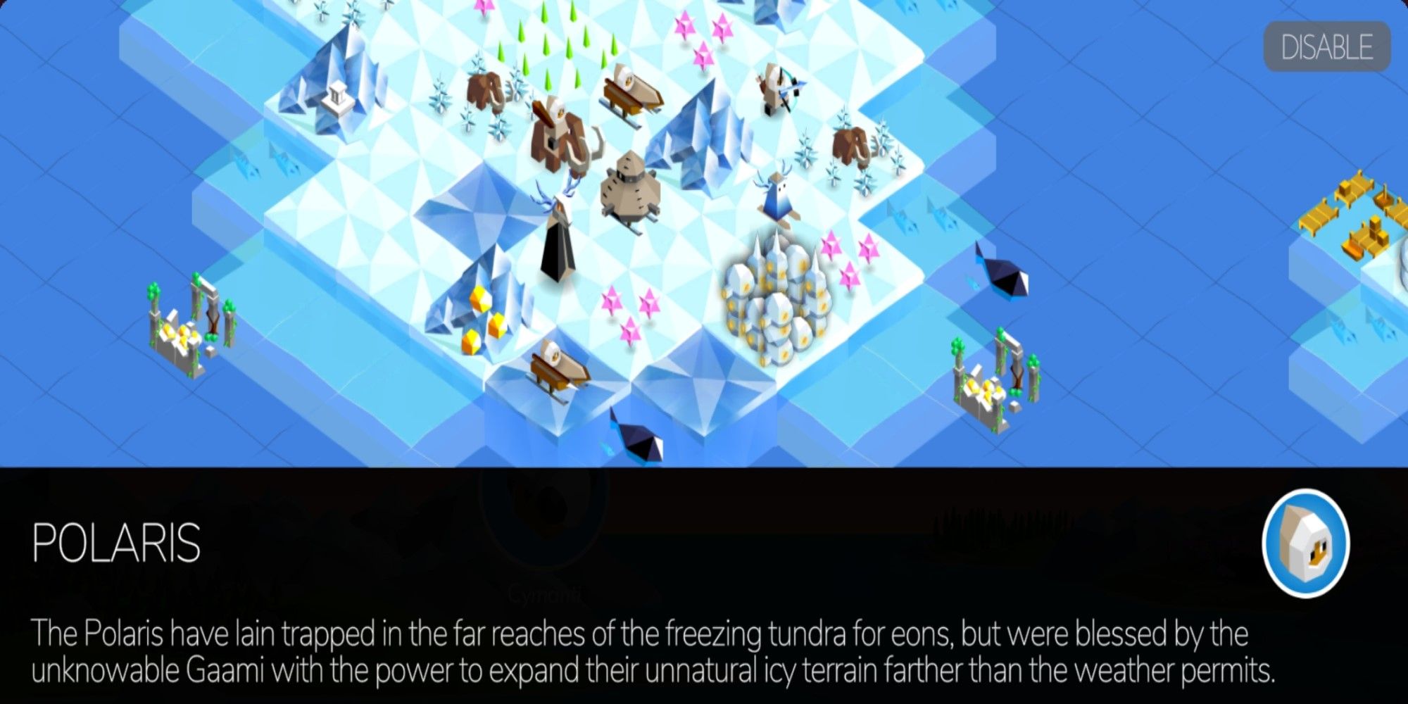 Information on the Polaris Tribe from Battle of Polytopia.