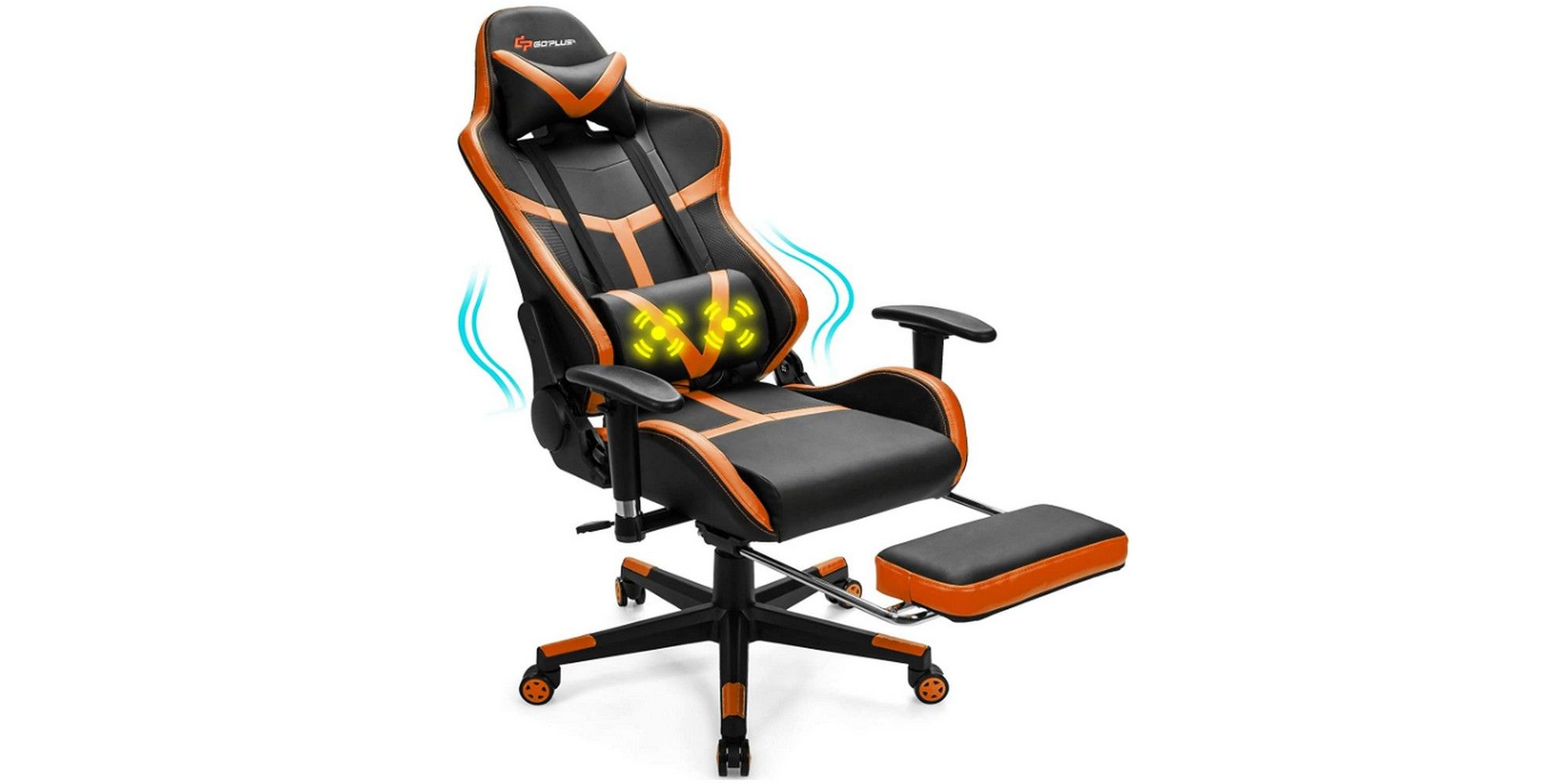 powerstone reclining lumbar massage pillow gaming chair buyer's guide