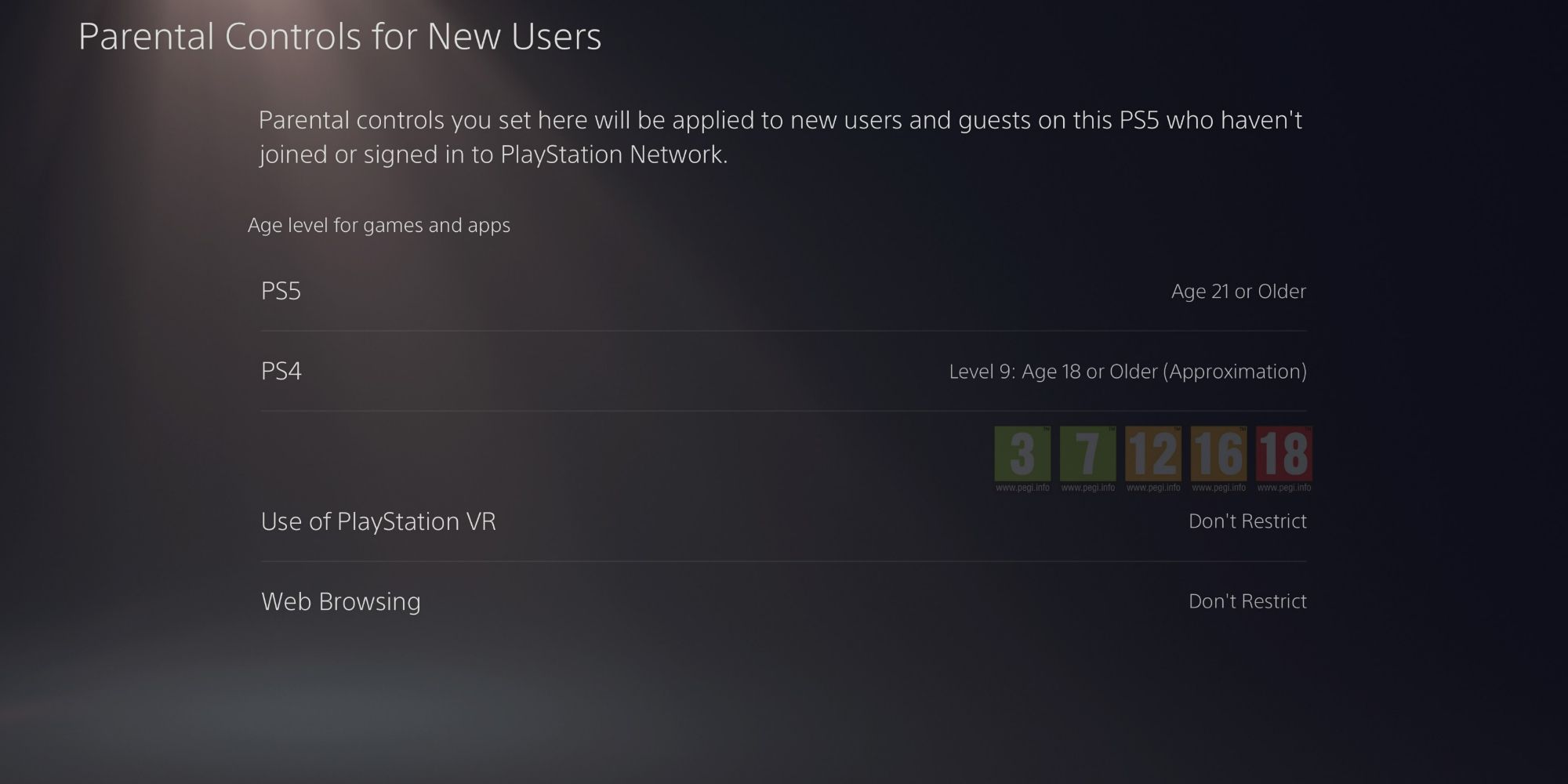 PS5 Guide Parental Controls For New Users