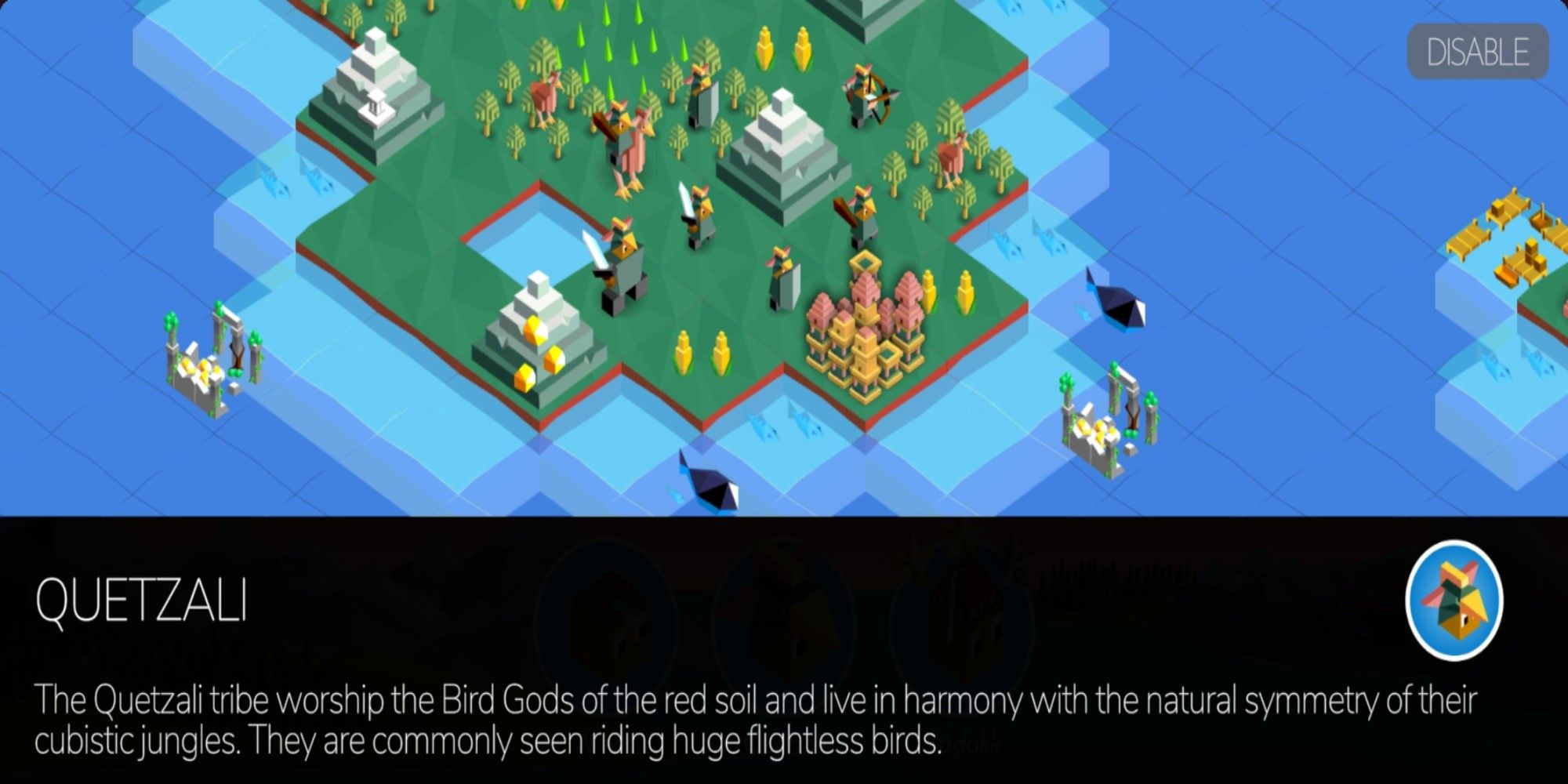 Information on the Quetzali Tribe from the Battle of Polytopia.