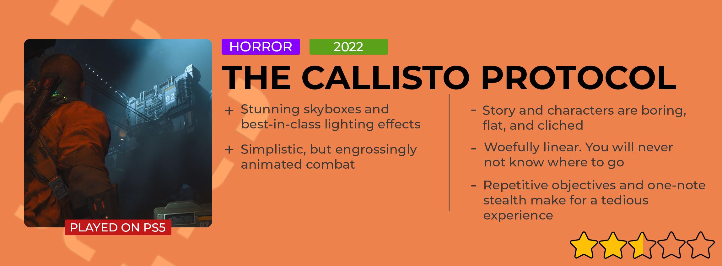 Review Card - The Callisto Protocol