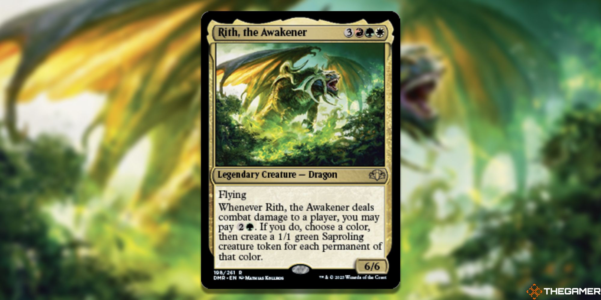 The card Rith, the Awakener from Magic: The Gathering.