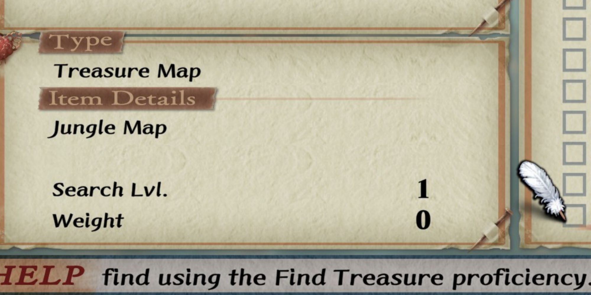 Romancing SaGa Minstrel Song - Treasure Map Description