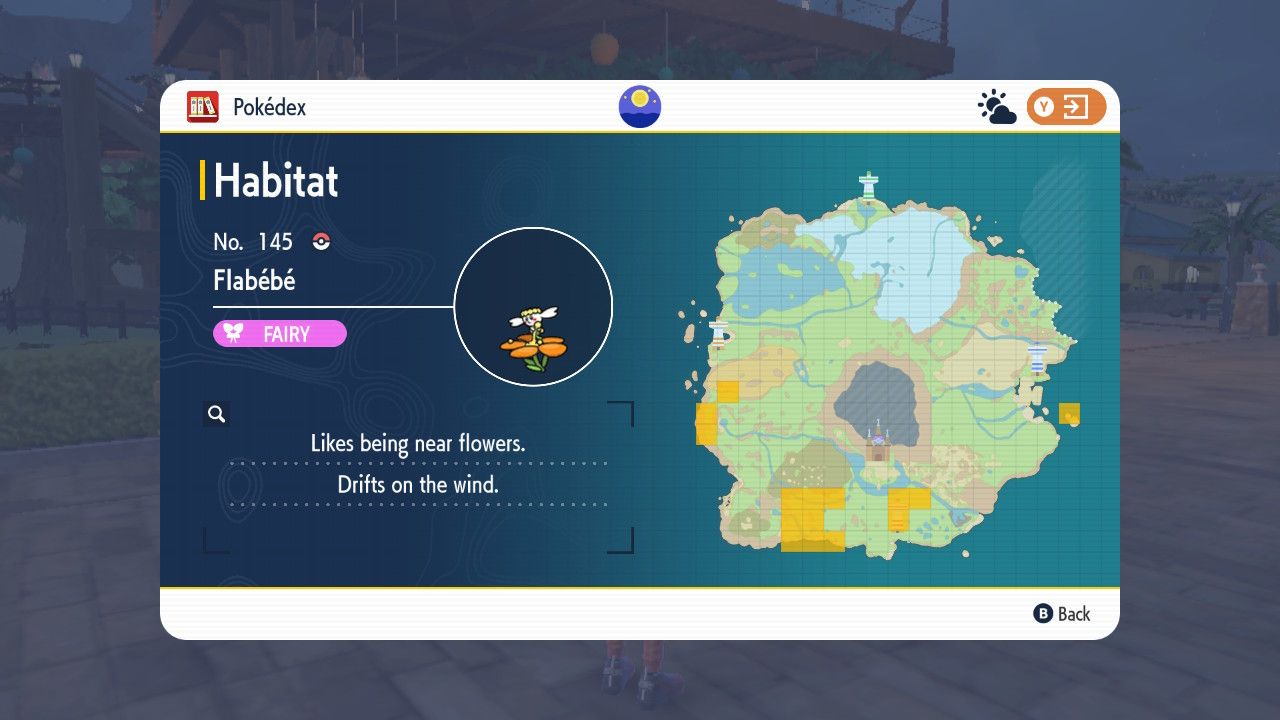 Flabebe Pokedex Locations