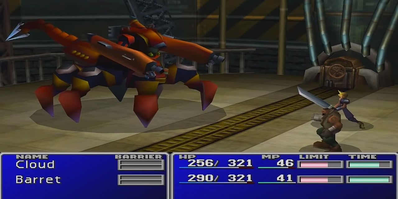 Scorpion Boss fight in Final Fantasy VII