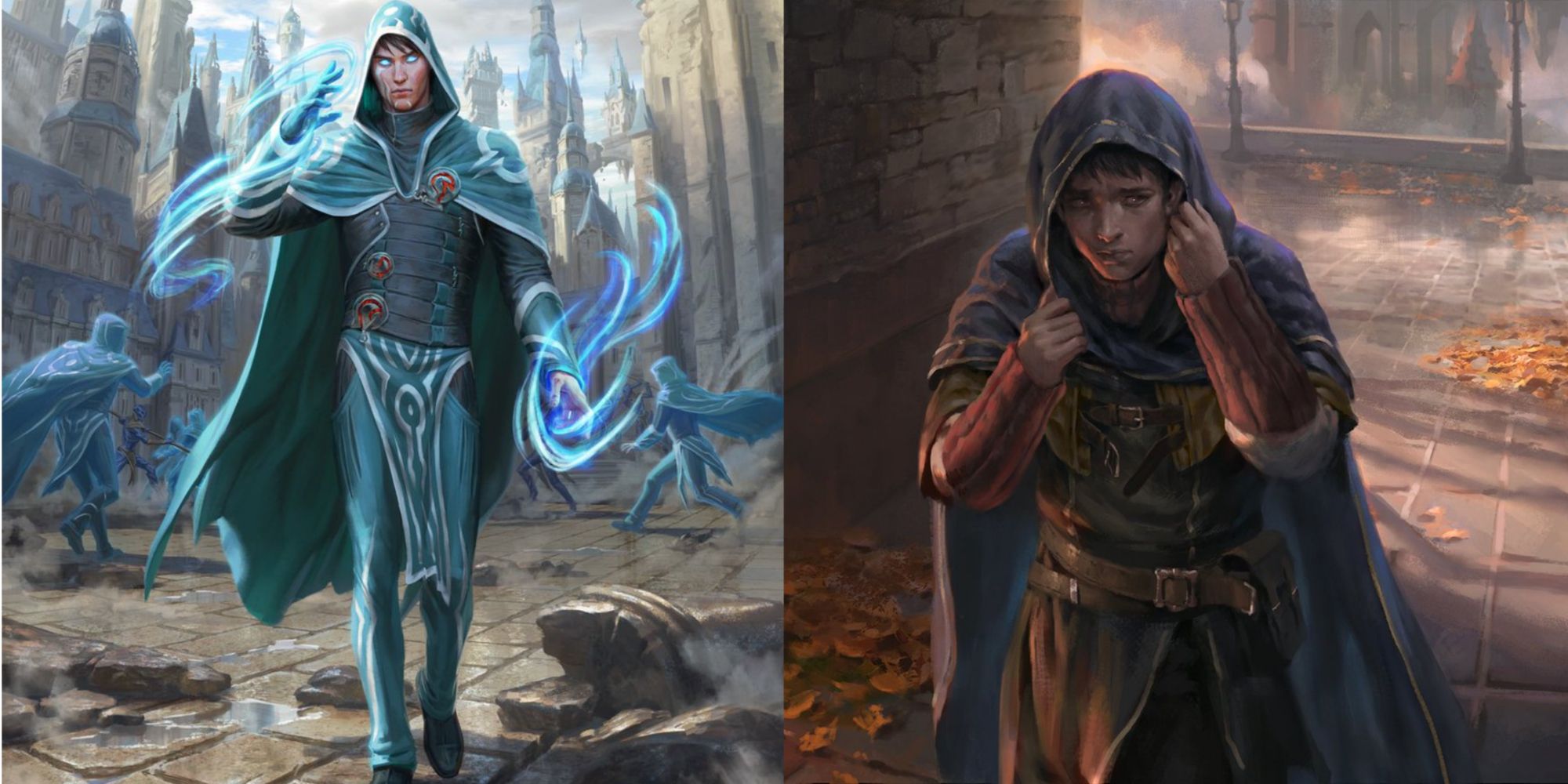 Jace, Wielder Of Mysteries and Creeping Chill artwork in Magic: The Gathering.