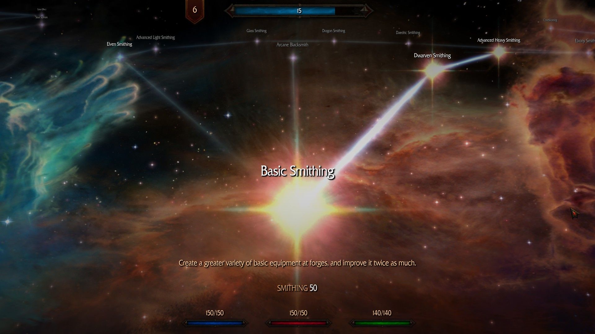 Basic Smithing Perk Smithing Skill Tree