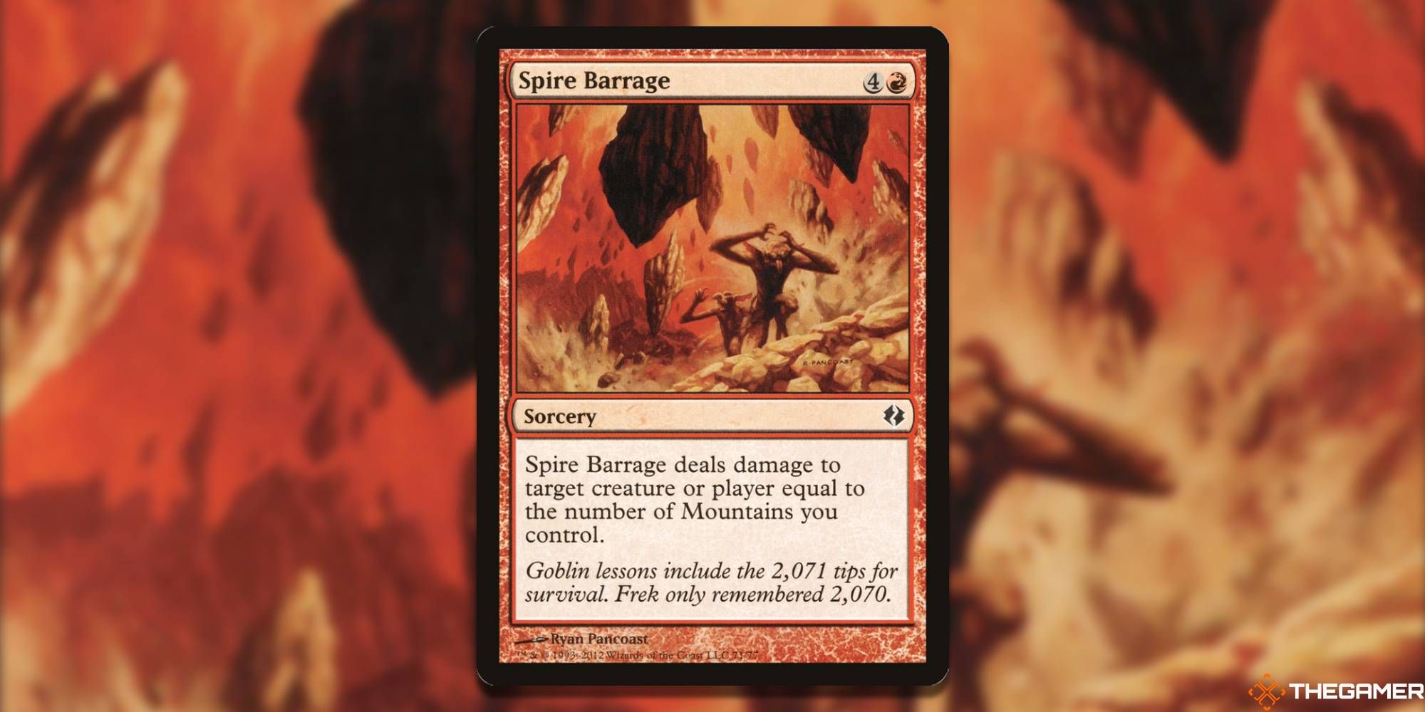 Spire Barrage - MTG Funny Flavor