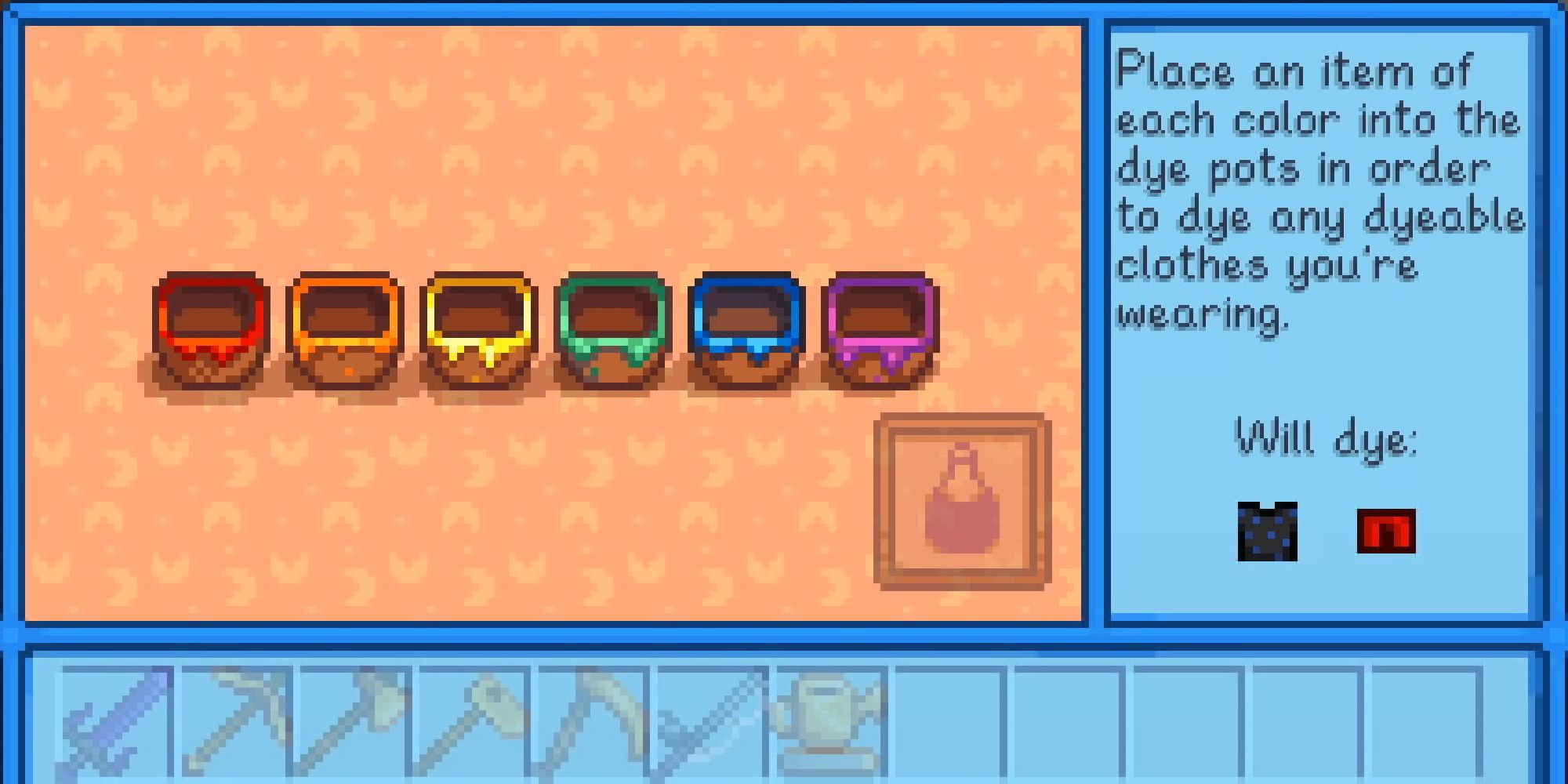 How To Make And Dye Clothes In Stardew Valley