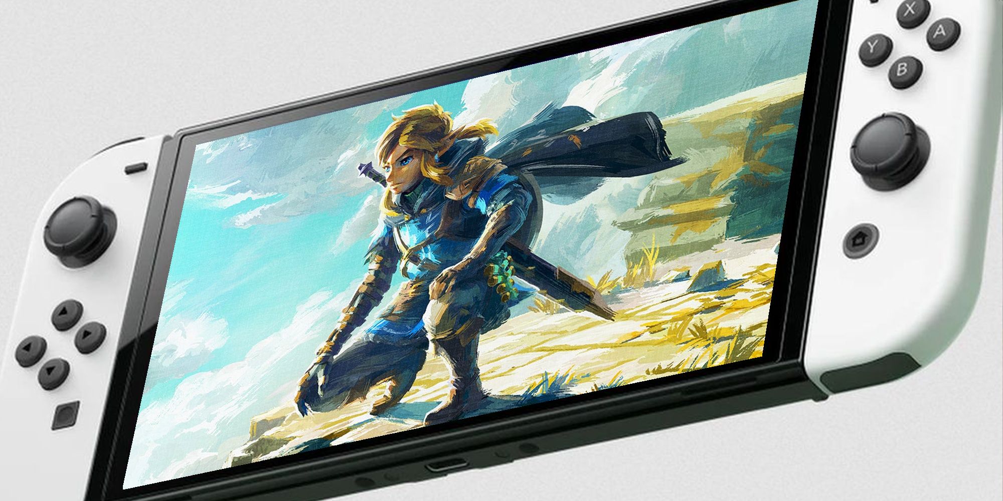 Nintendo Switch OLED Zelda Limited Edition Console Bundle 