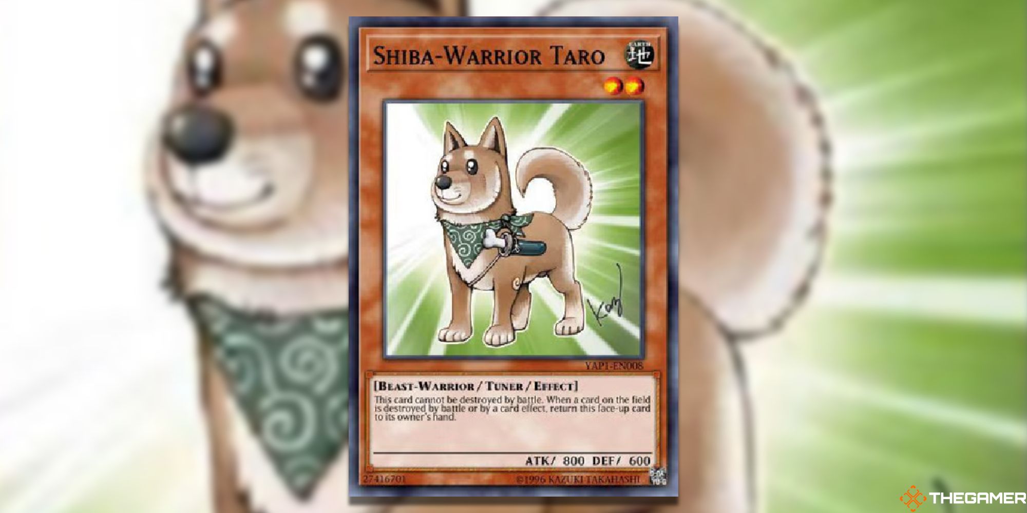 shiba warrior taro yugioh card art