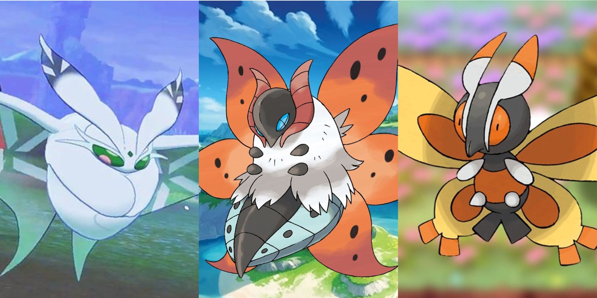 The Best Moth And Butterfly Pokemon: Frosmoth, Volcarona, Mothim