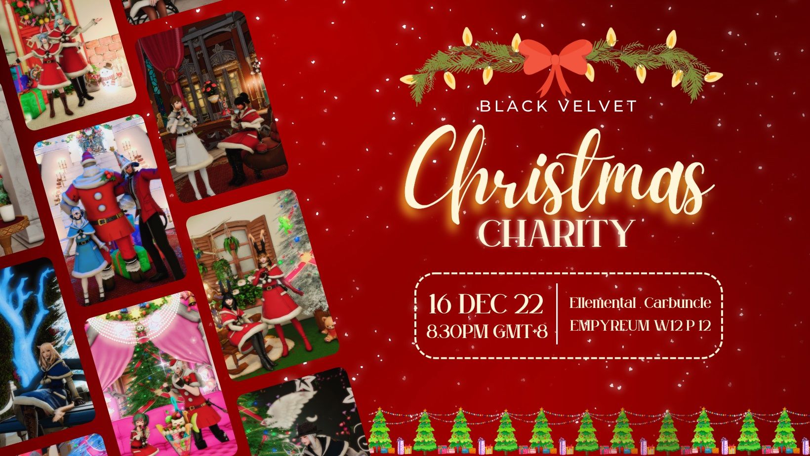 The Black Velvet Christmas flyer 2
