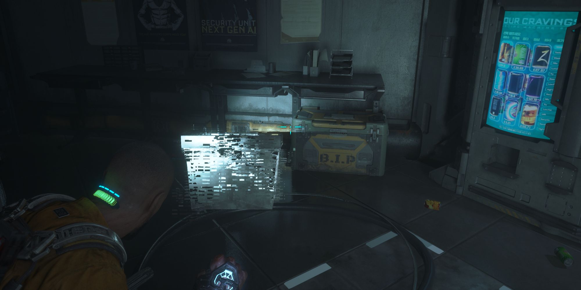 The Callisto Protocol Screenshot Of Jacob Holding Box