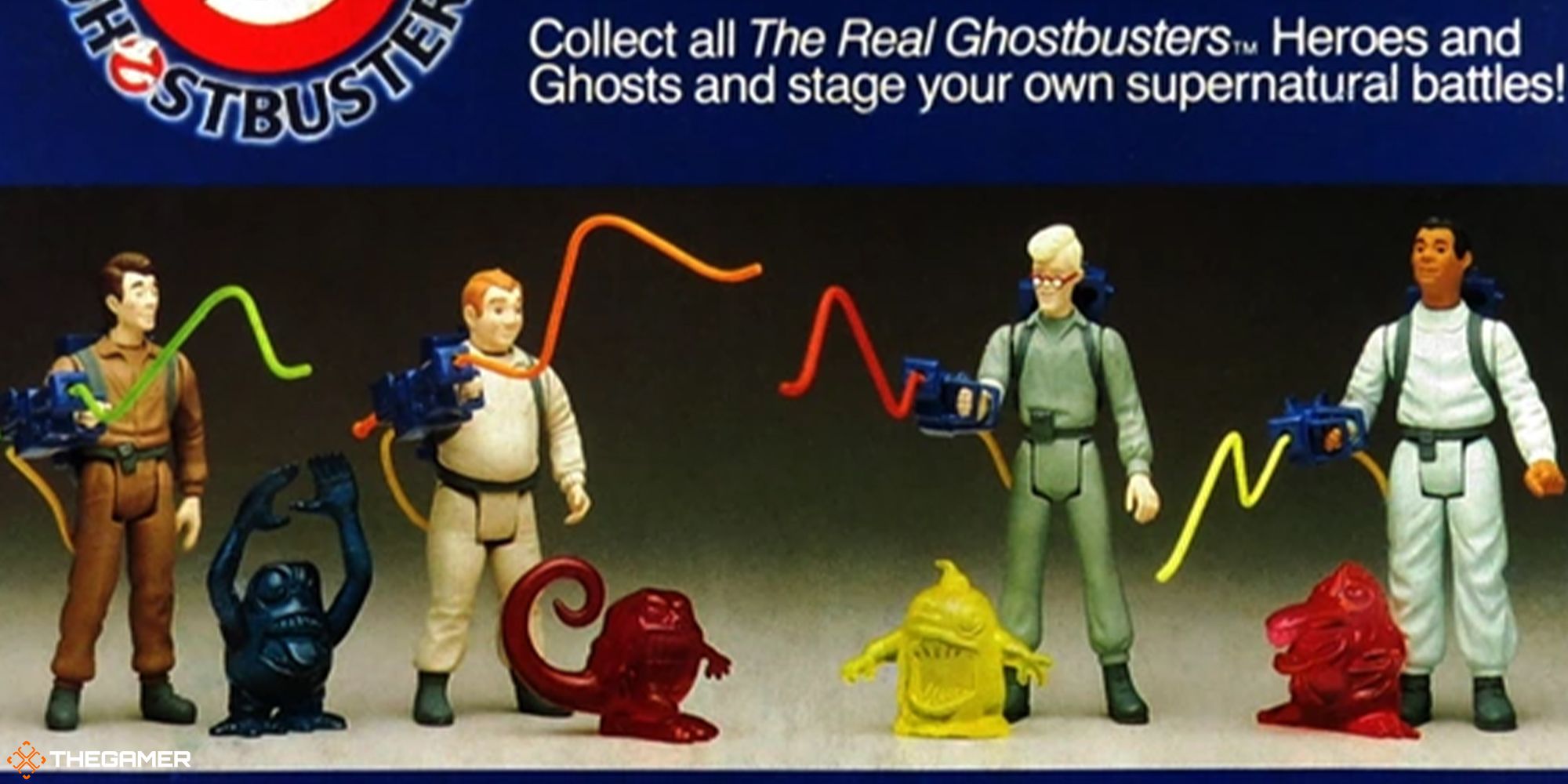 The Real Ghostbusters toys official card top
