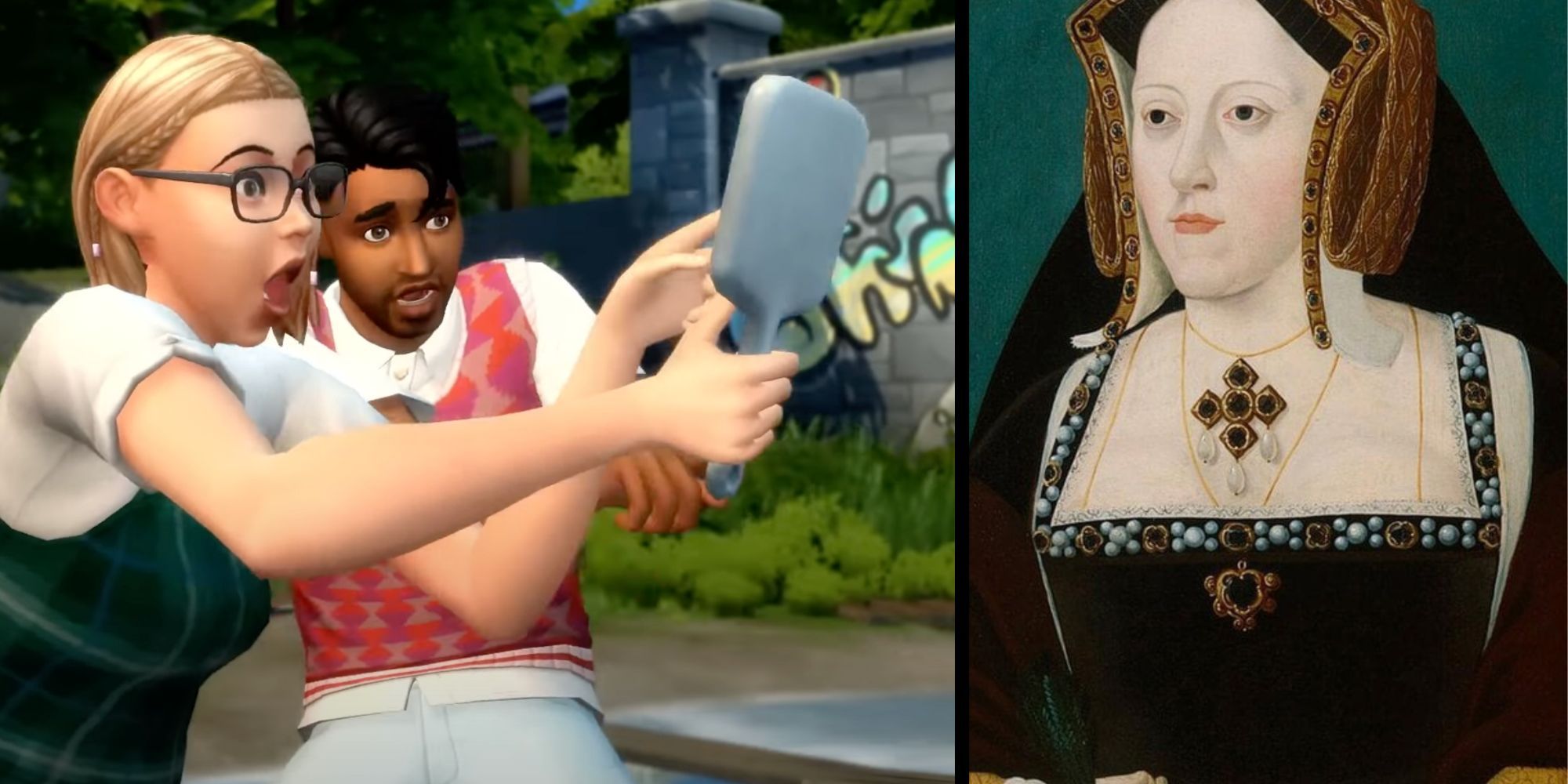 The Sims 4 - High School Years "Summon an Urban Legend" Action and Queen Mary I