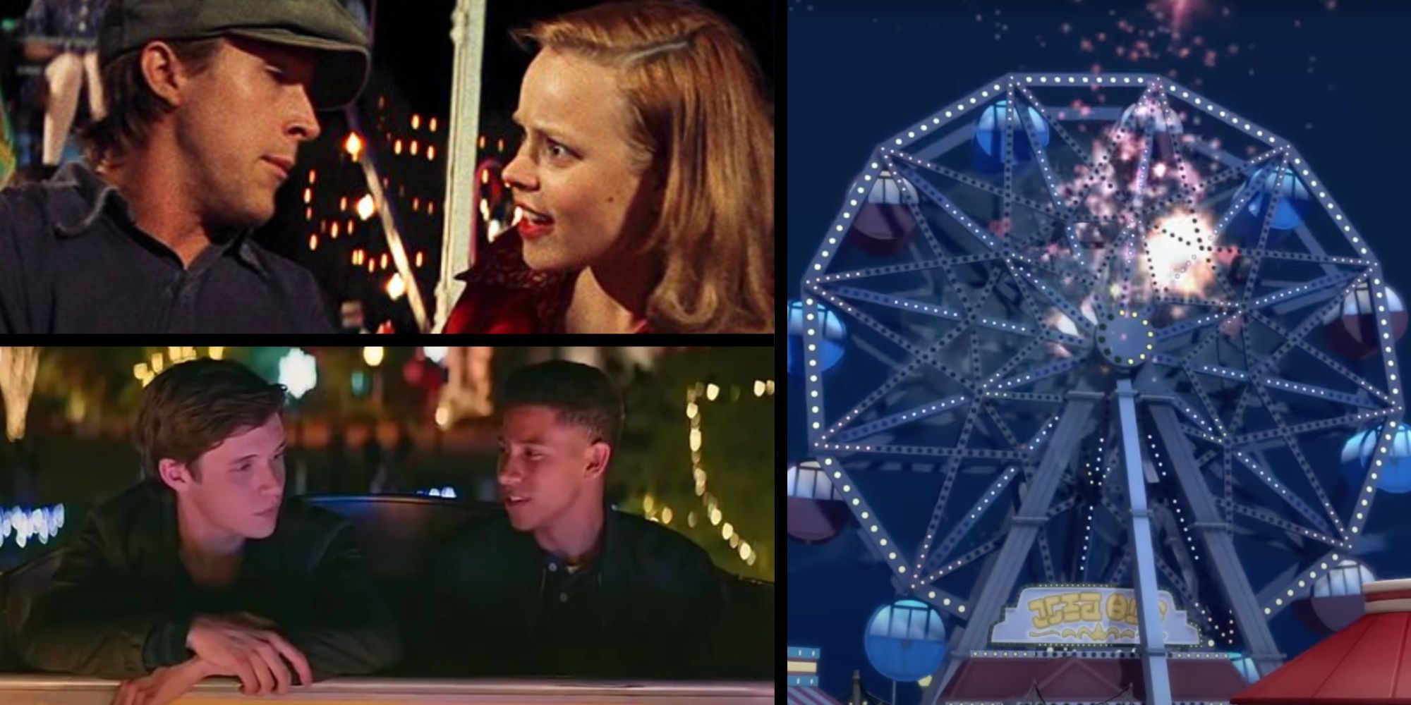Scenes from The Notebook, Love, Simon, and The Sims 4 - High School Years (All On Ferris Wheels)