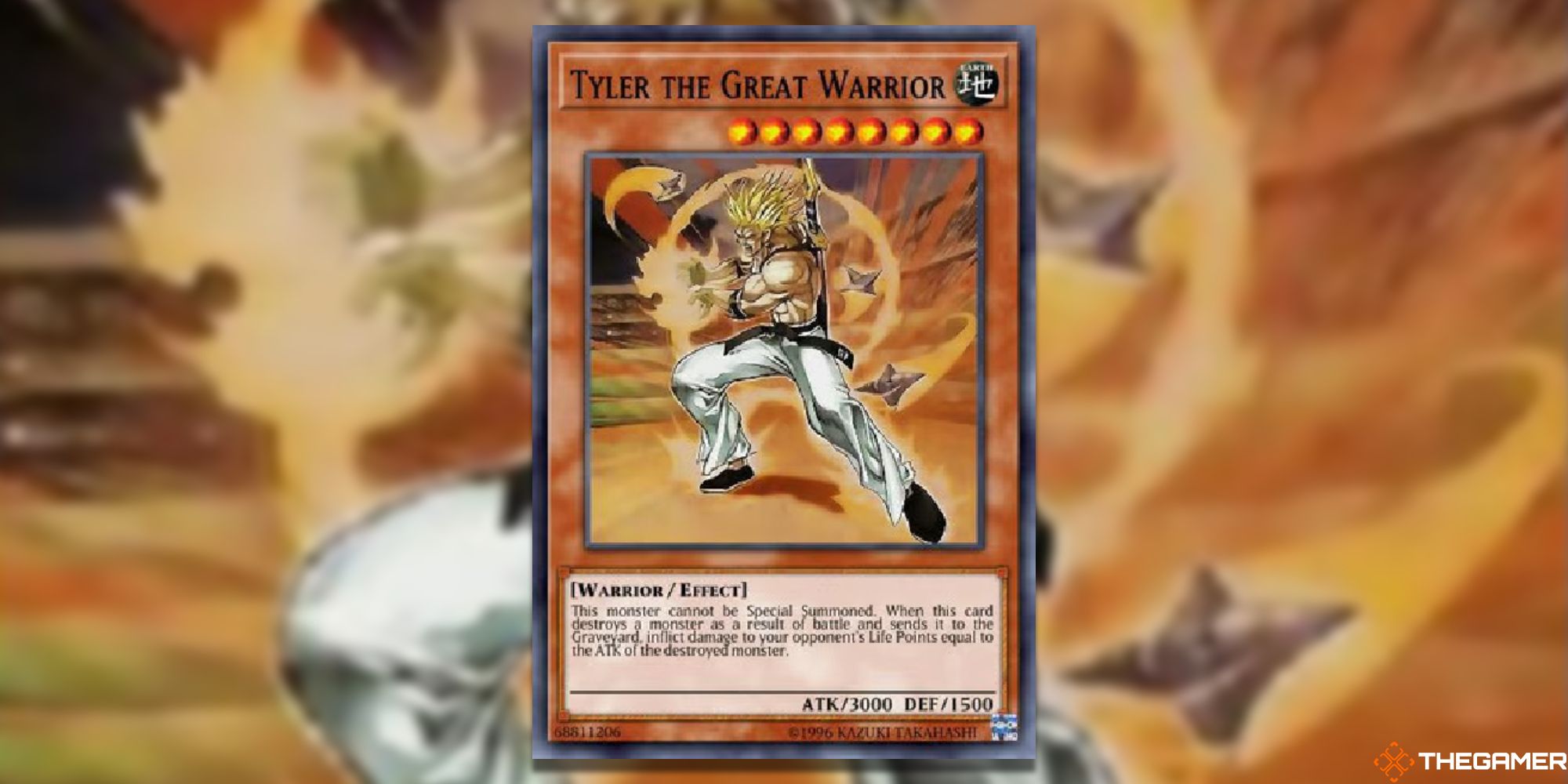 tyler the great warrior card yugioh