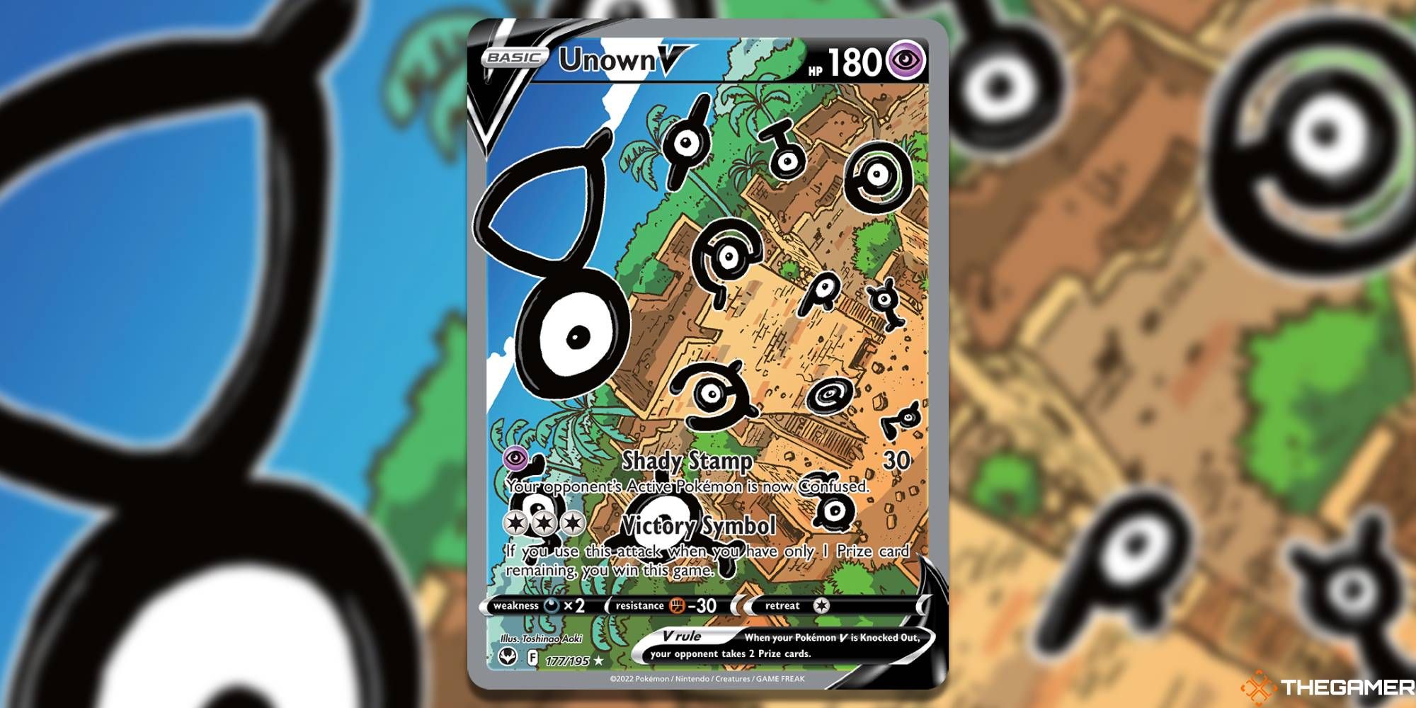 Unown V Card