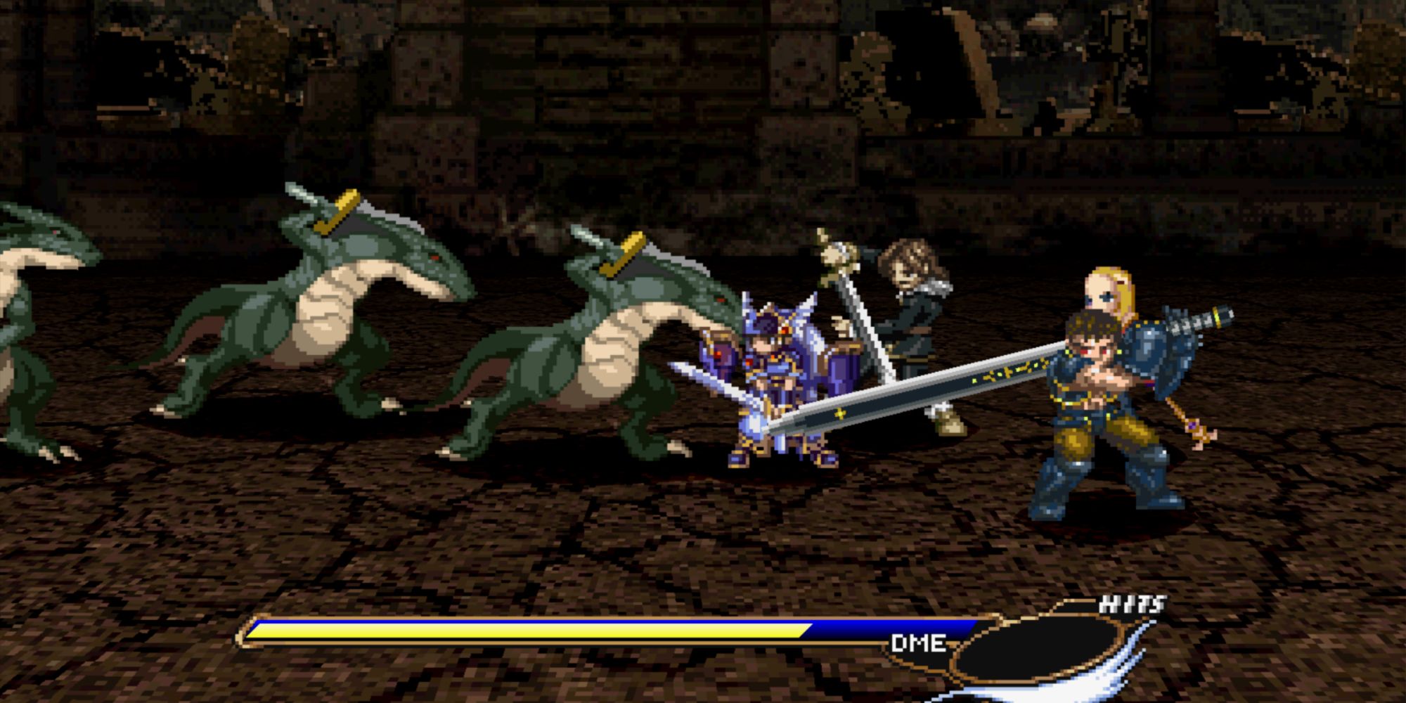 Valkyrie Profile Lenneth - Solde Catacombs Dragon Servants combat