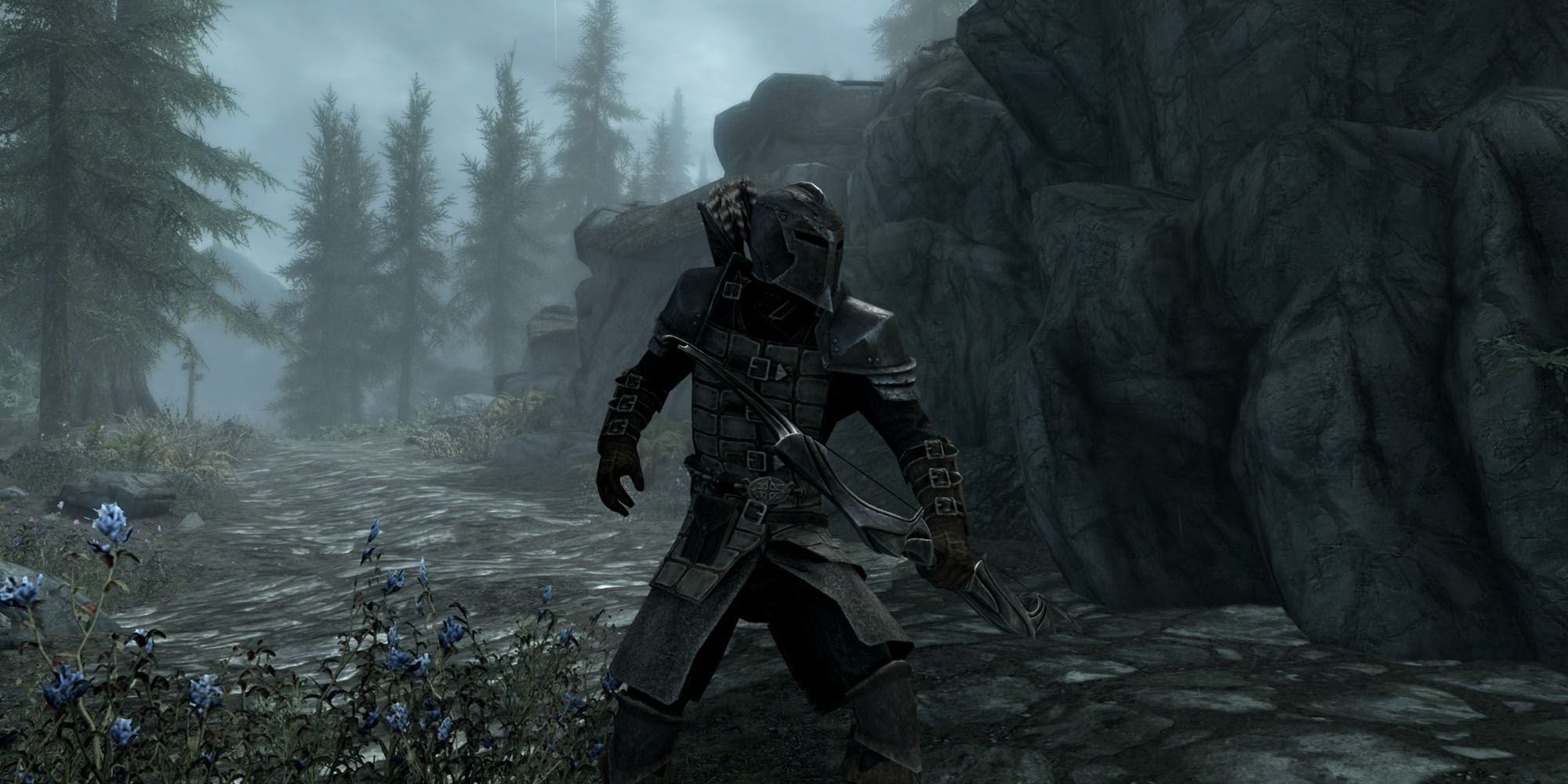 Dawnguard Heavy Armor Auriel's Bow Equipment