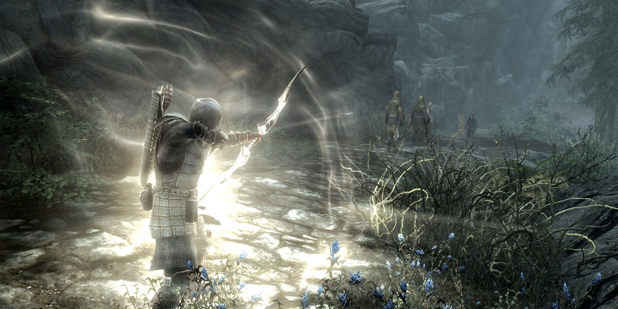 Dawnguard Acolyte Firing At Thalmor With Stendarr's Aura