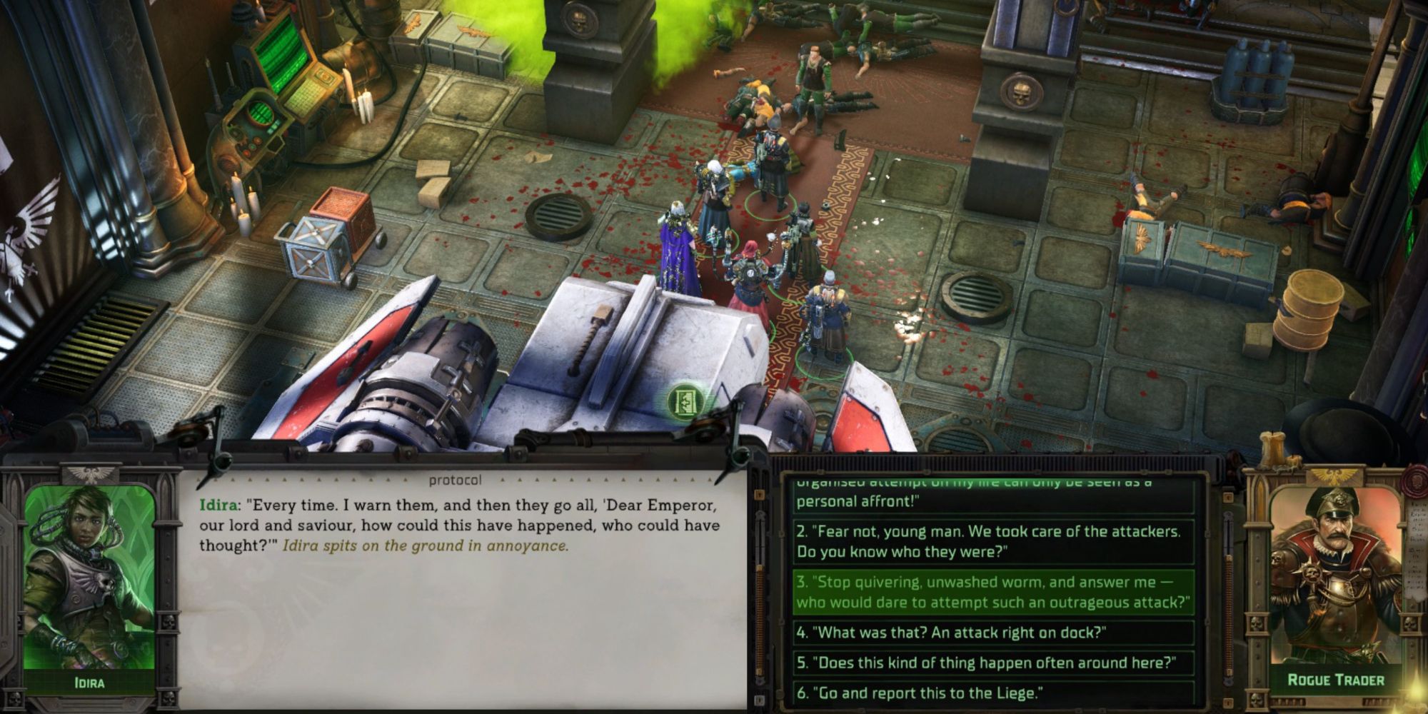 Warhammer 40000 40K Rogue Trader Dialogue with Idira