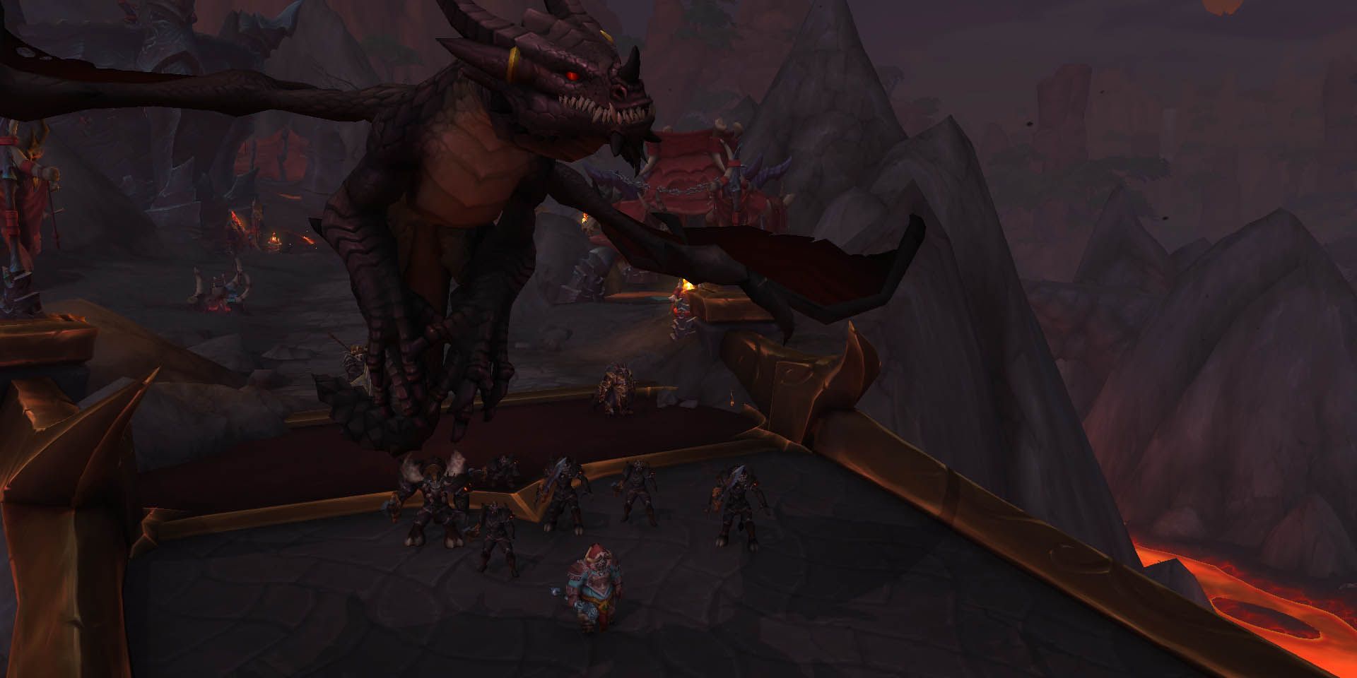 World Of Warcraft: An Imposing Black Dragon 