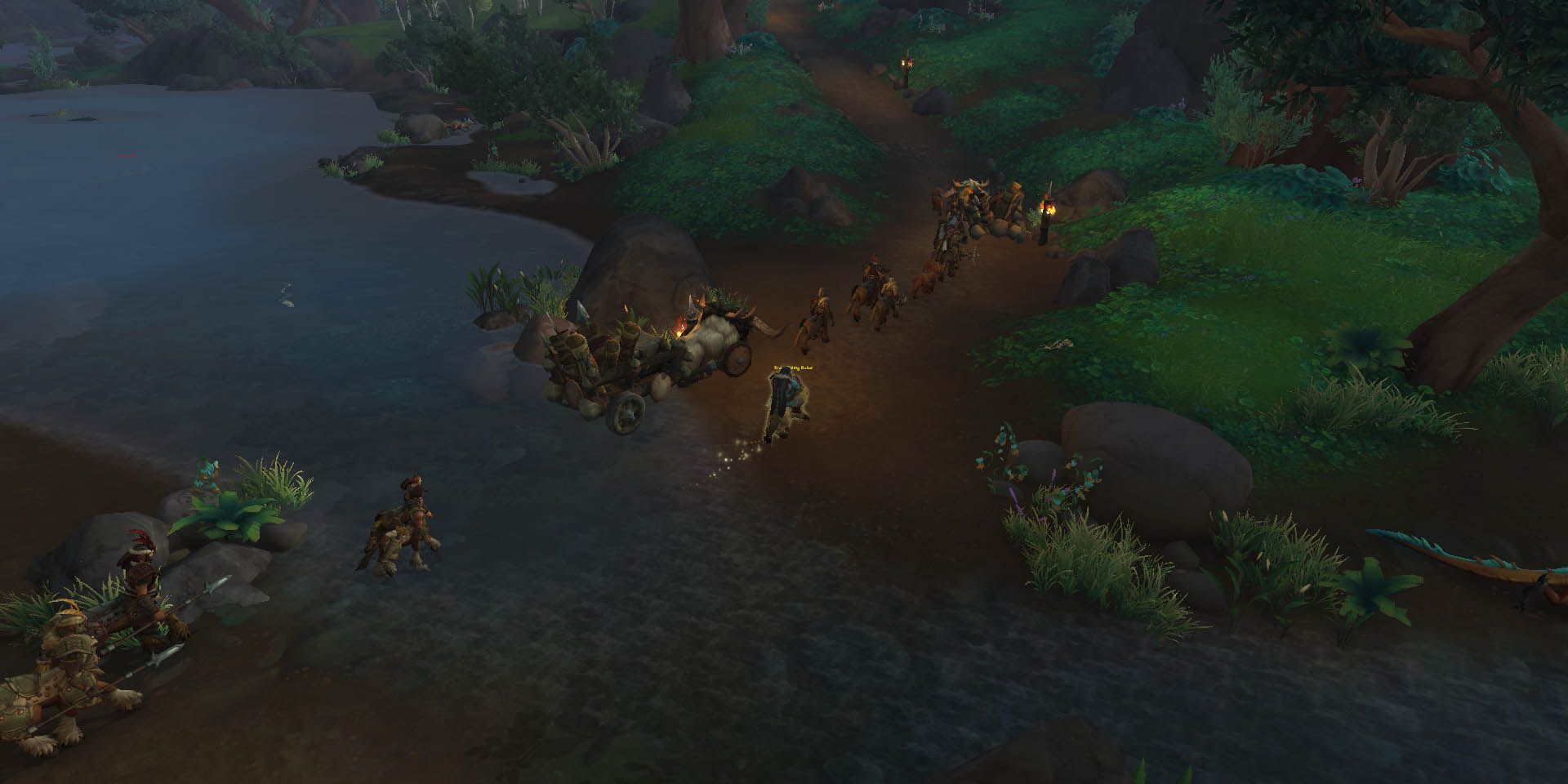 World Of Warcraft: A caravan of centaurs