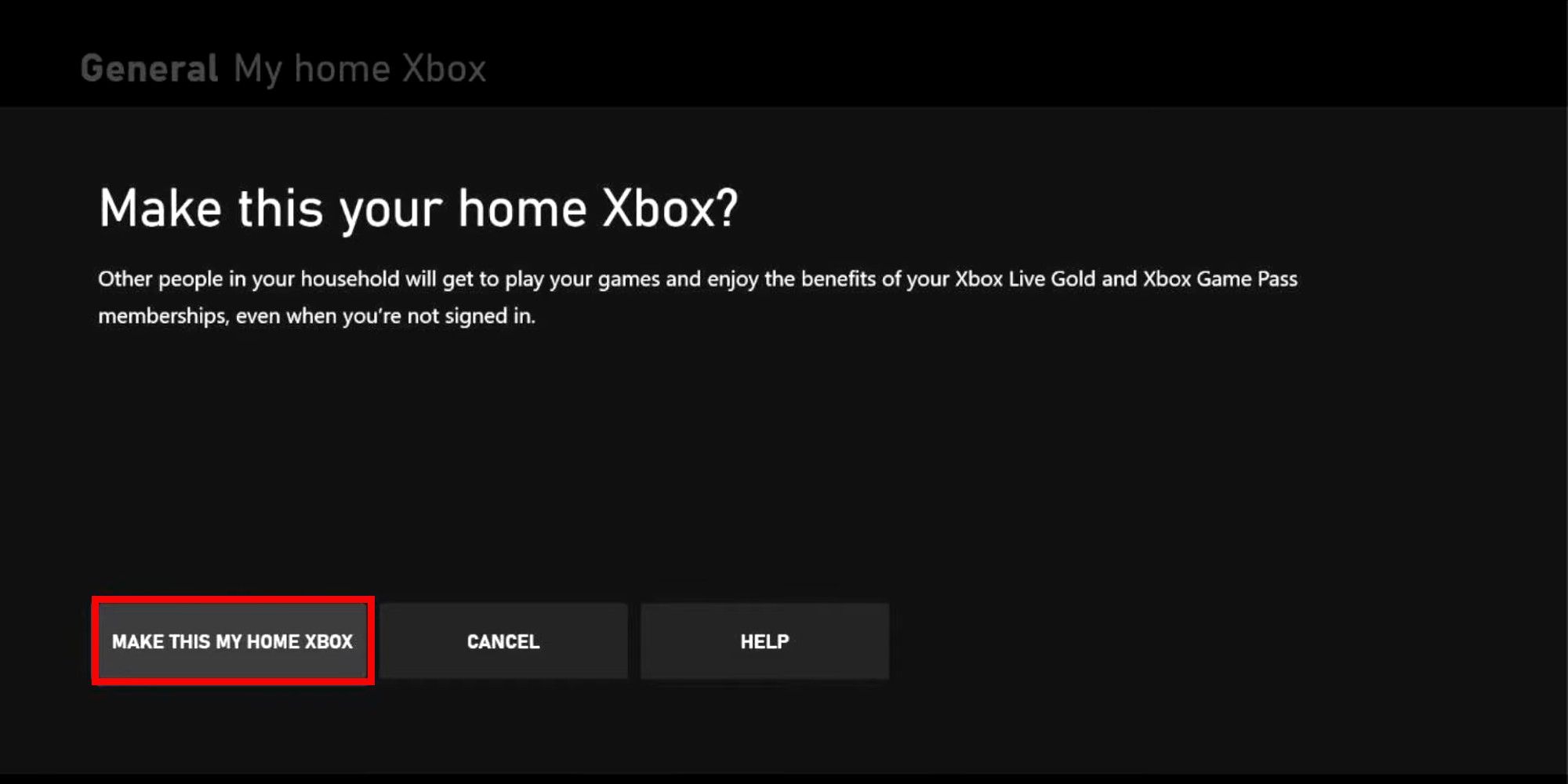 Xbox how to make best sale home xbox