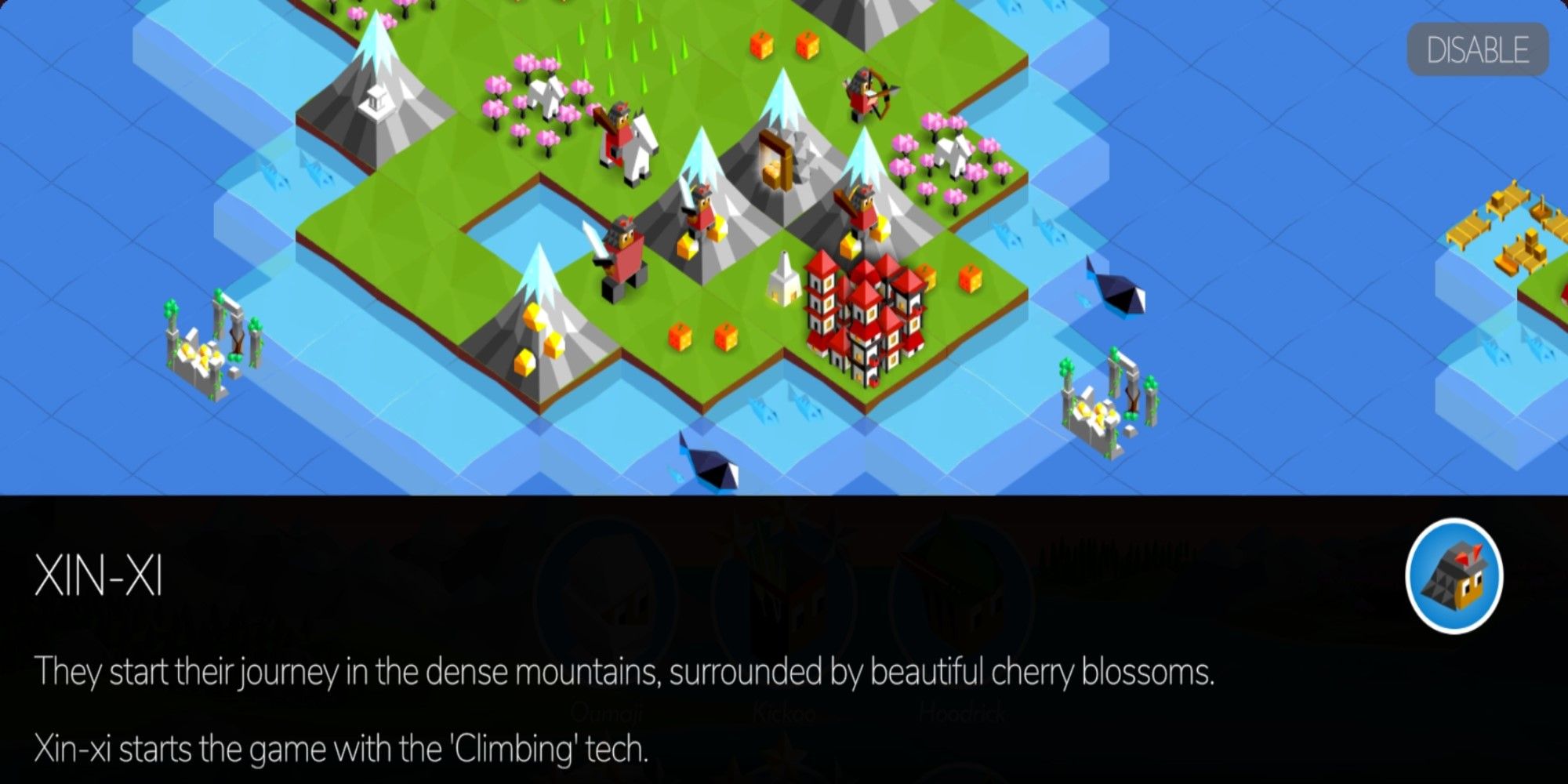 Information on the Xin-Xi Tribe from Battle of Polytopia.